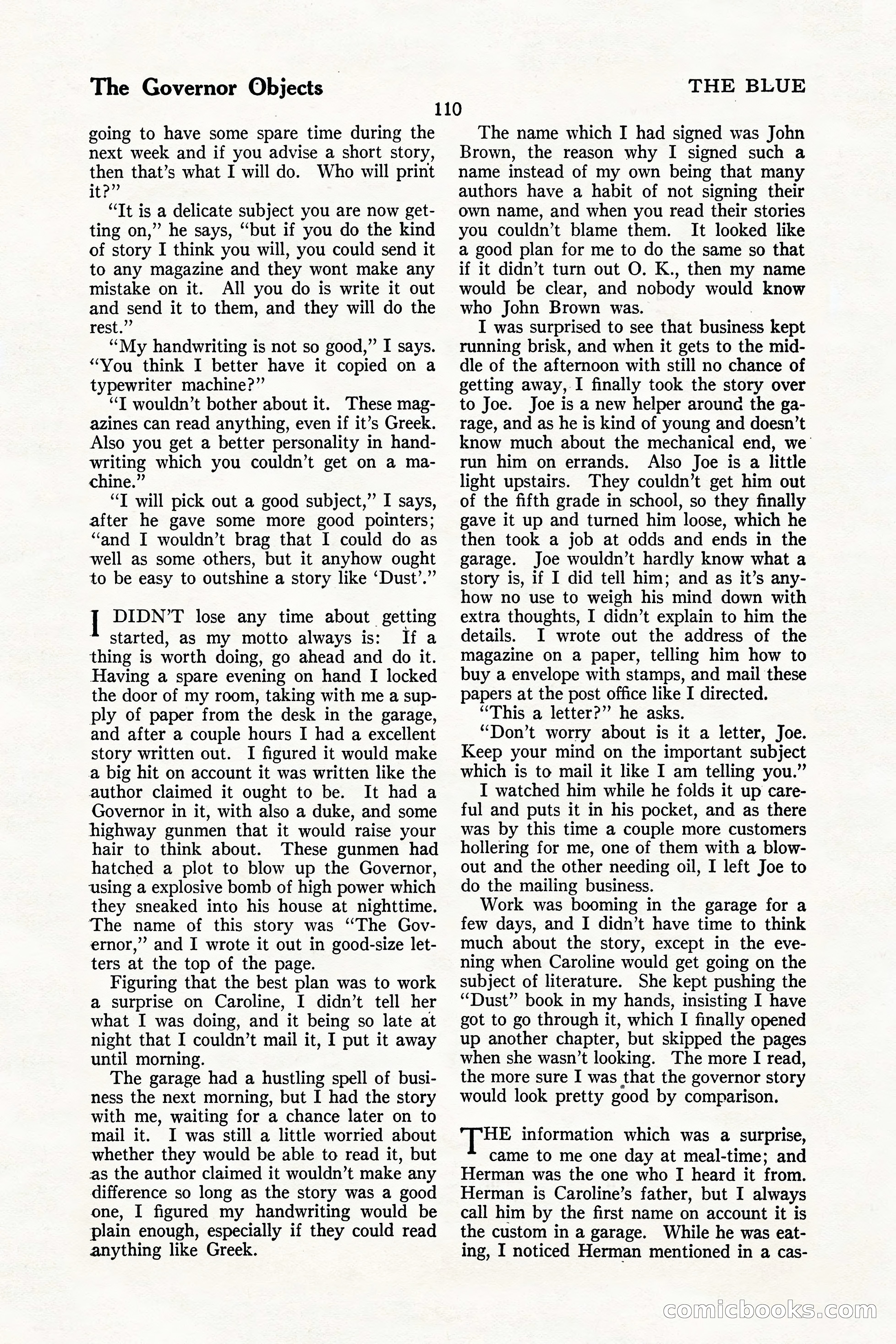 The Illustrated Blue Book Magazine, July 1926 — page 112 of 204