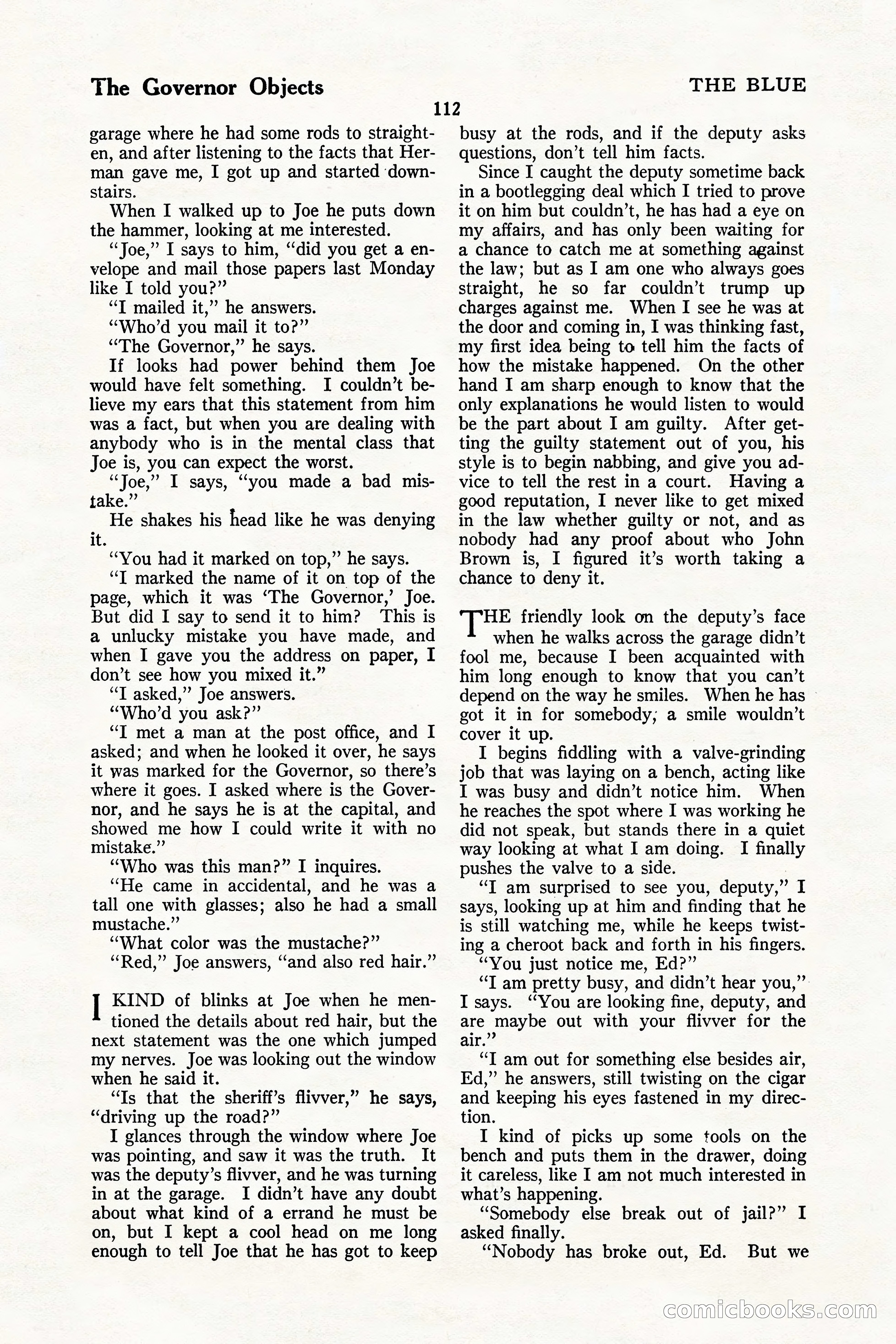 The Illustrated Blue Book Magazine, July 1926 — page 114 of 204