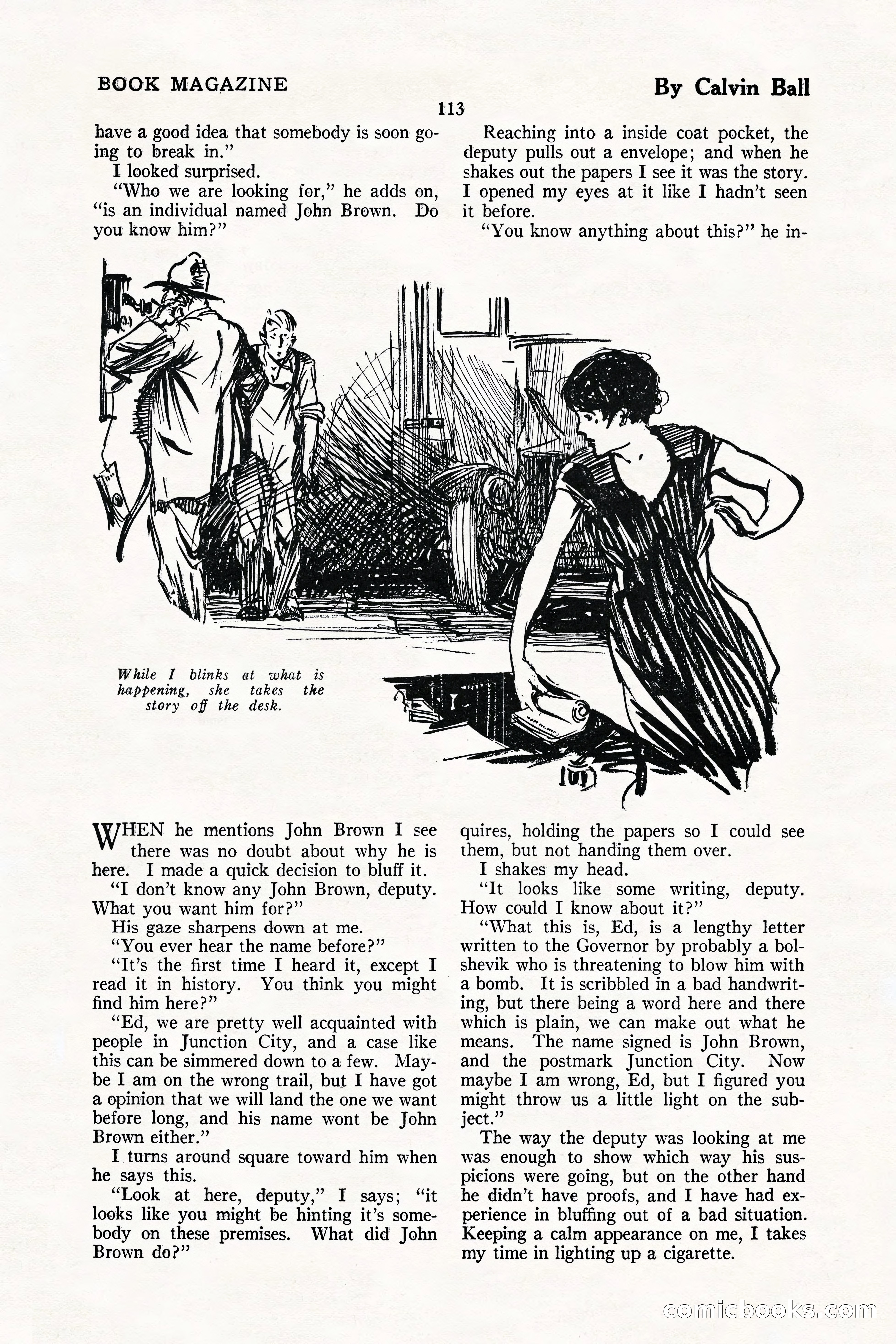 The Illustrated Blue Book Magazine, July 1926 — page 115 of 204