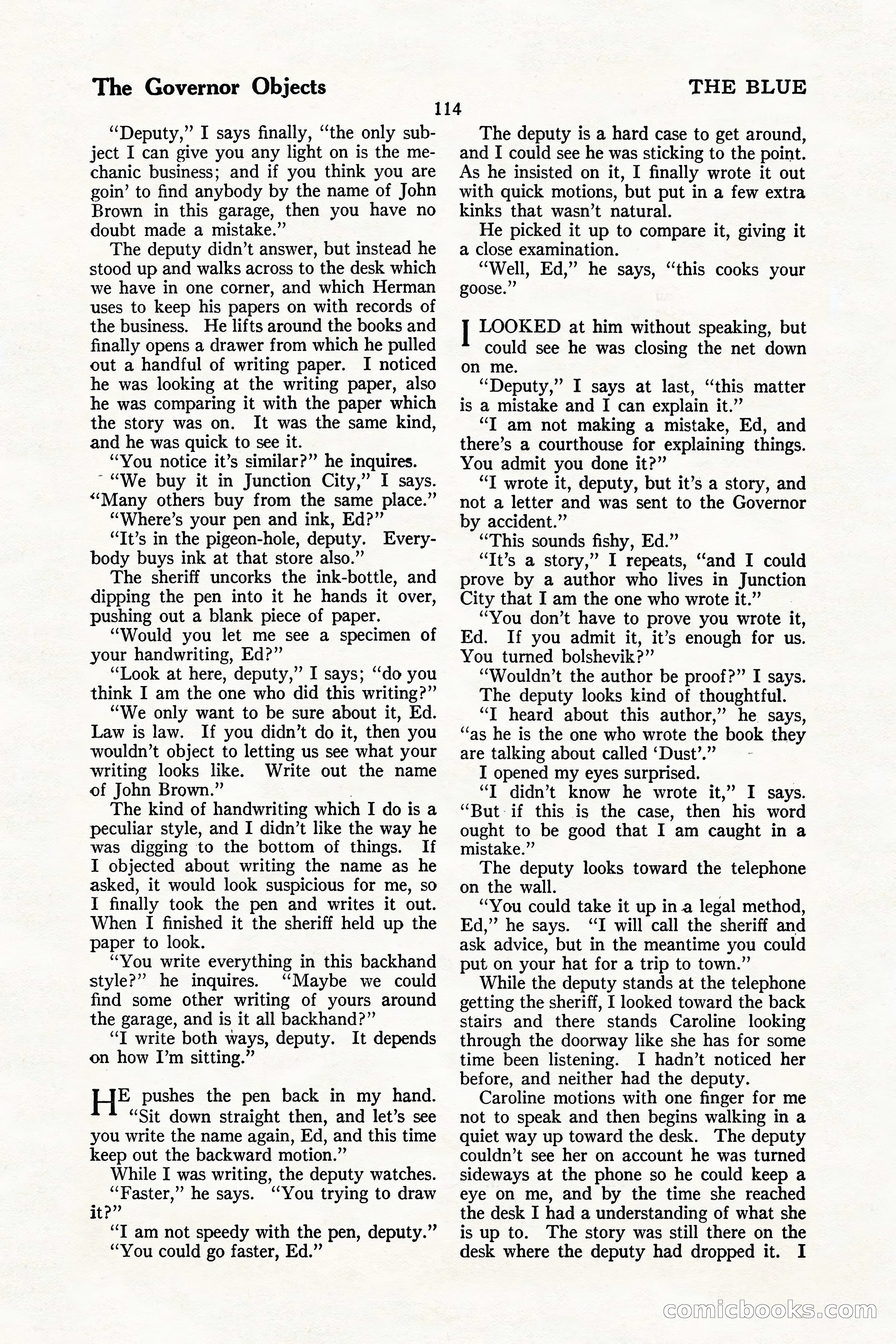 The Illustrated Blue Book Magazine, July 1926 — page 116 of 204