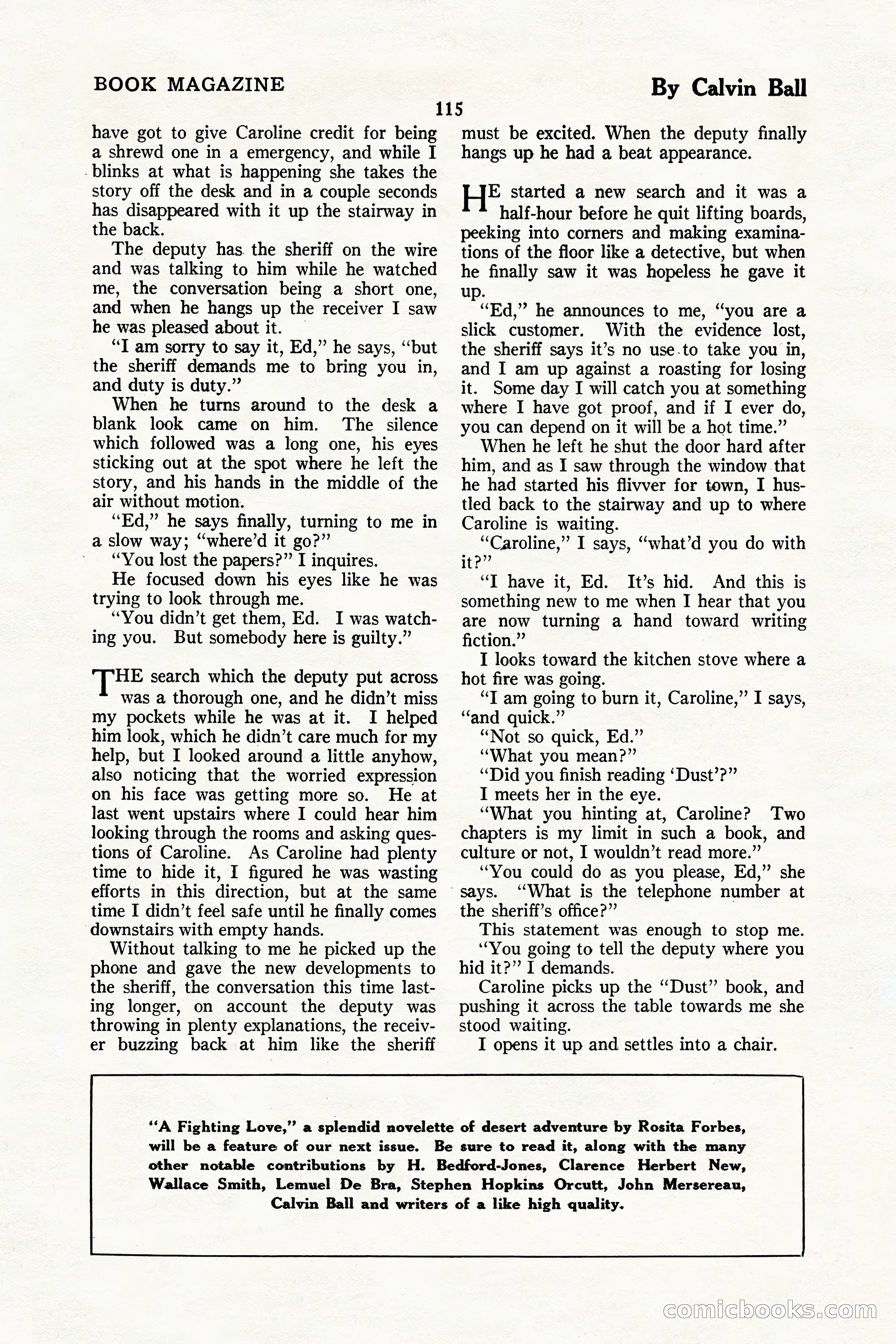 The Illustrated Blue Book Magazine, July 1926 — page 117 of 204