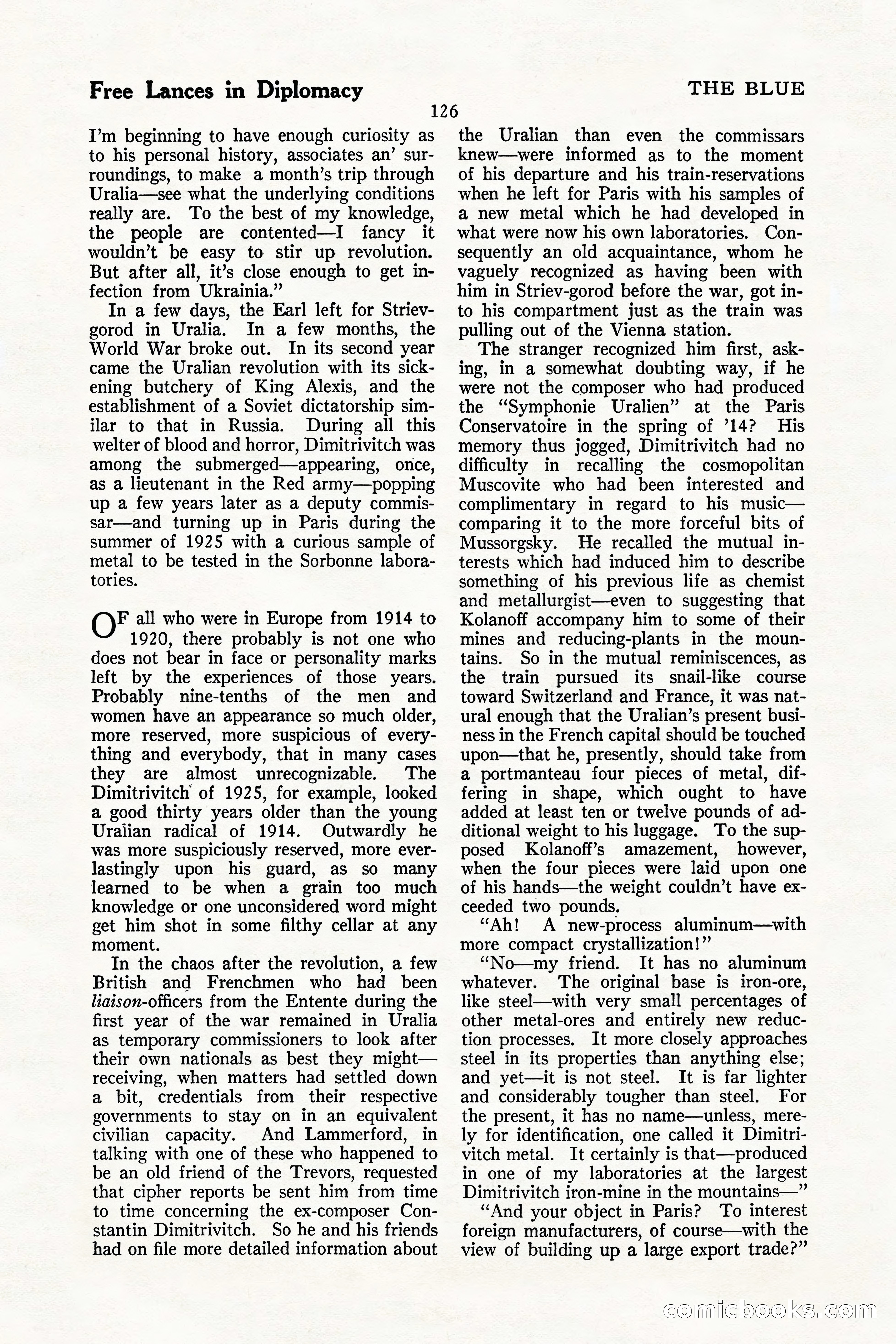 The Illustrated Blue Book Magazine, July 1926 — page 128 of 204