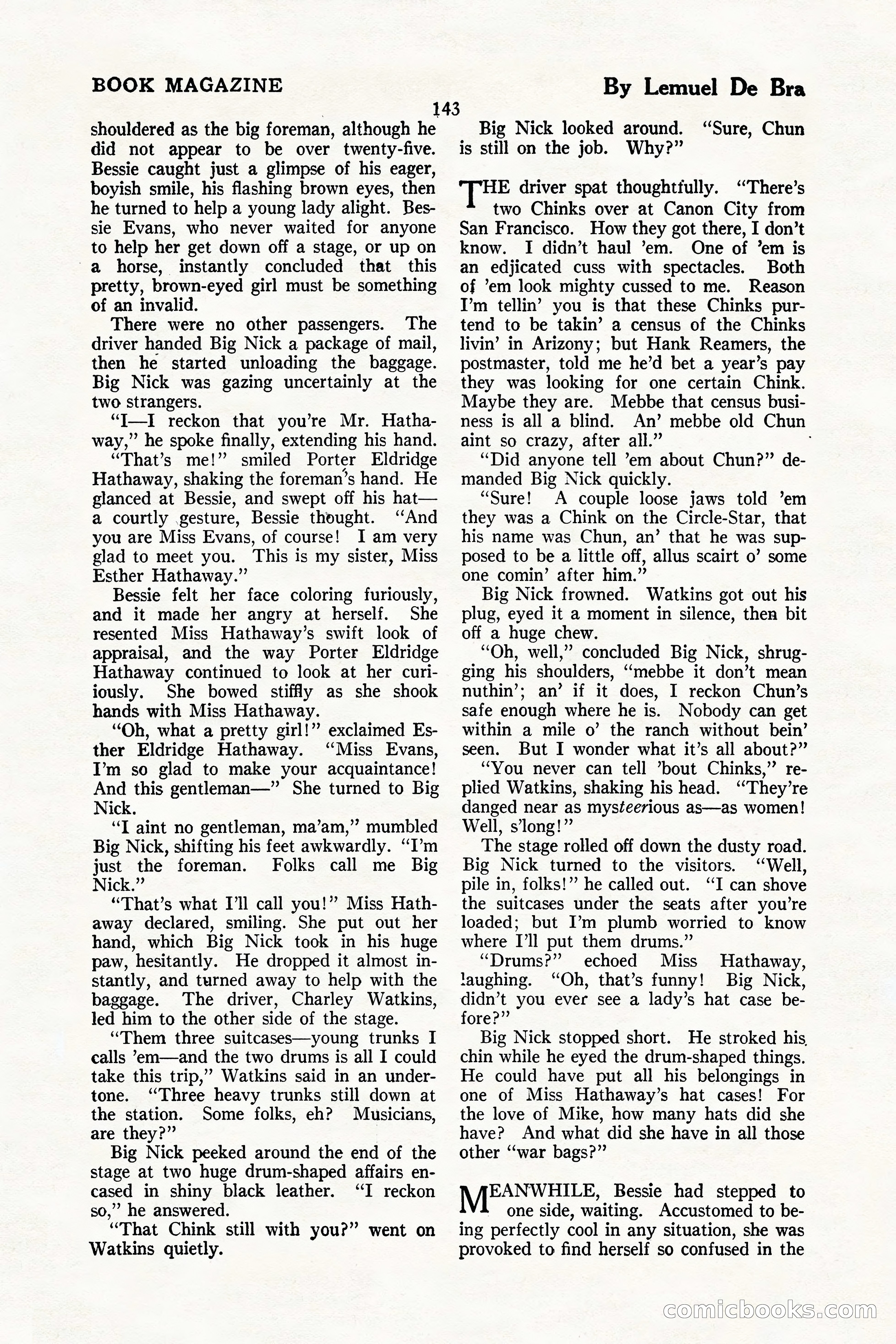 The Illustrated Blue Book Magazine, July 1926 — page 145 of 204