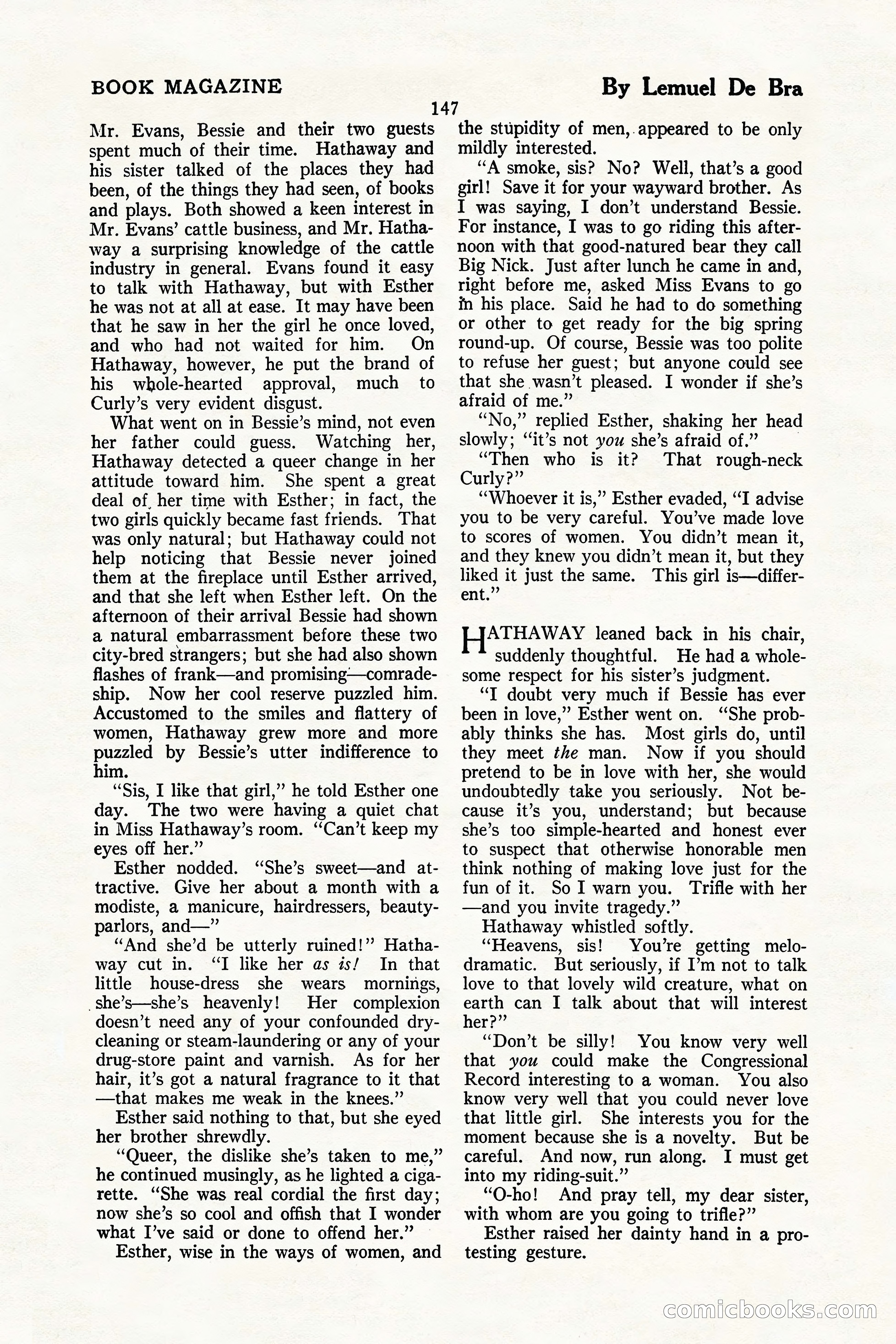 The Illustrated Blue Book Magazine, July 1926 — page 149 of 204