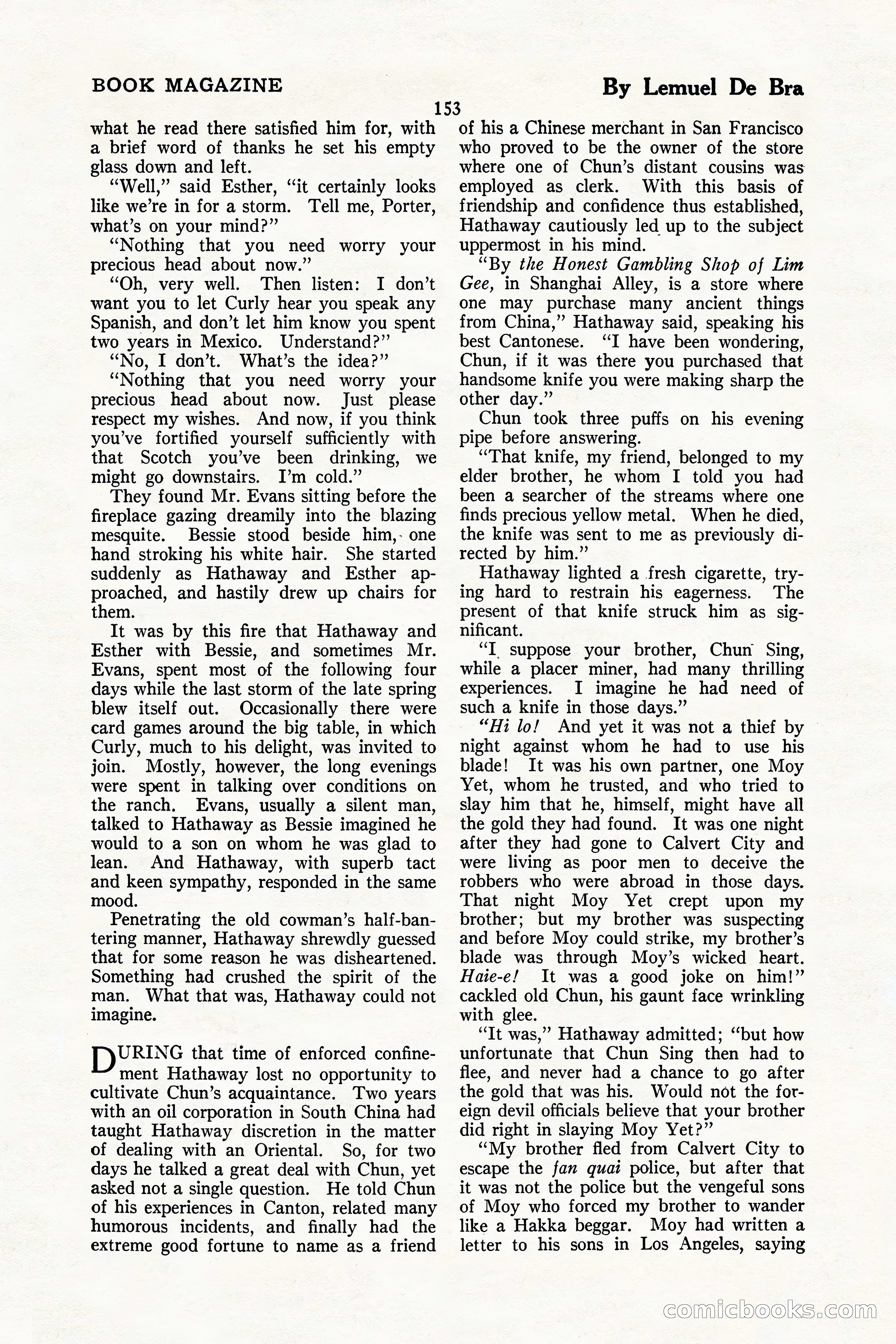 The Illustrated Blue Book Magazine, July 1926 — page 155 of 204