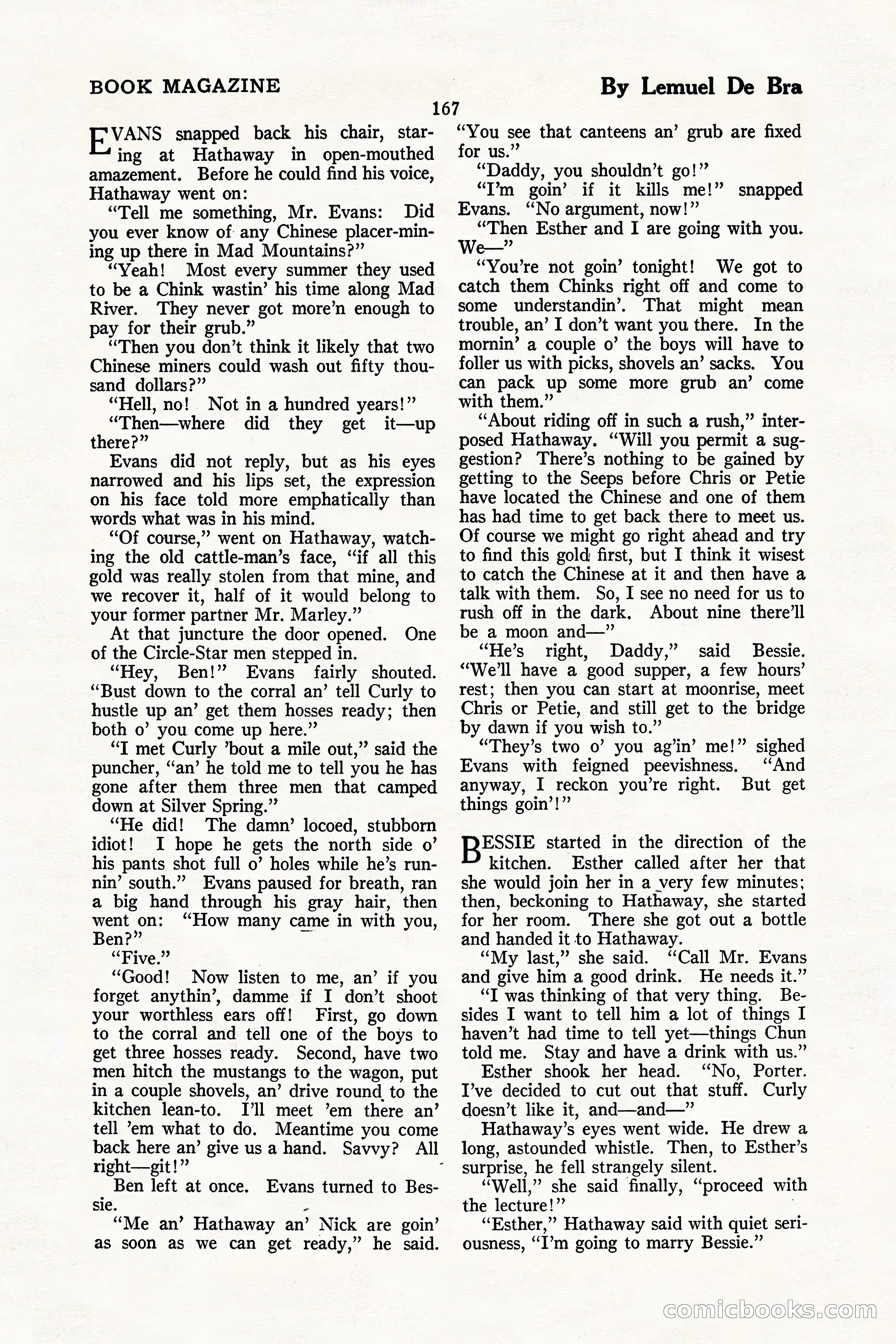 The Illustrated Blue Book Magazine, July 1926 — page 169 of 204