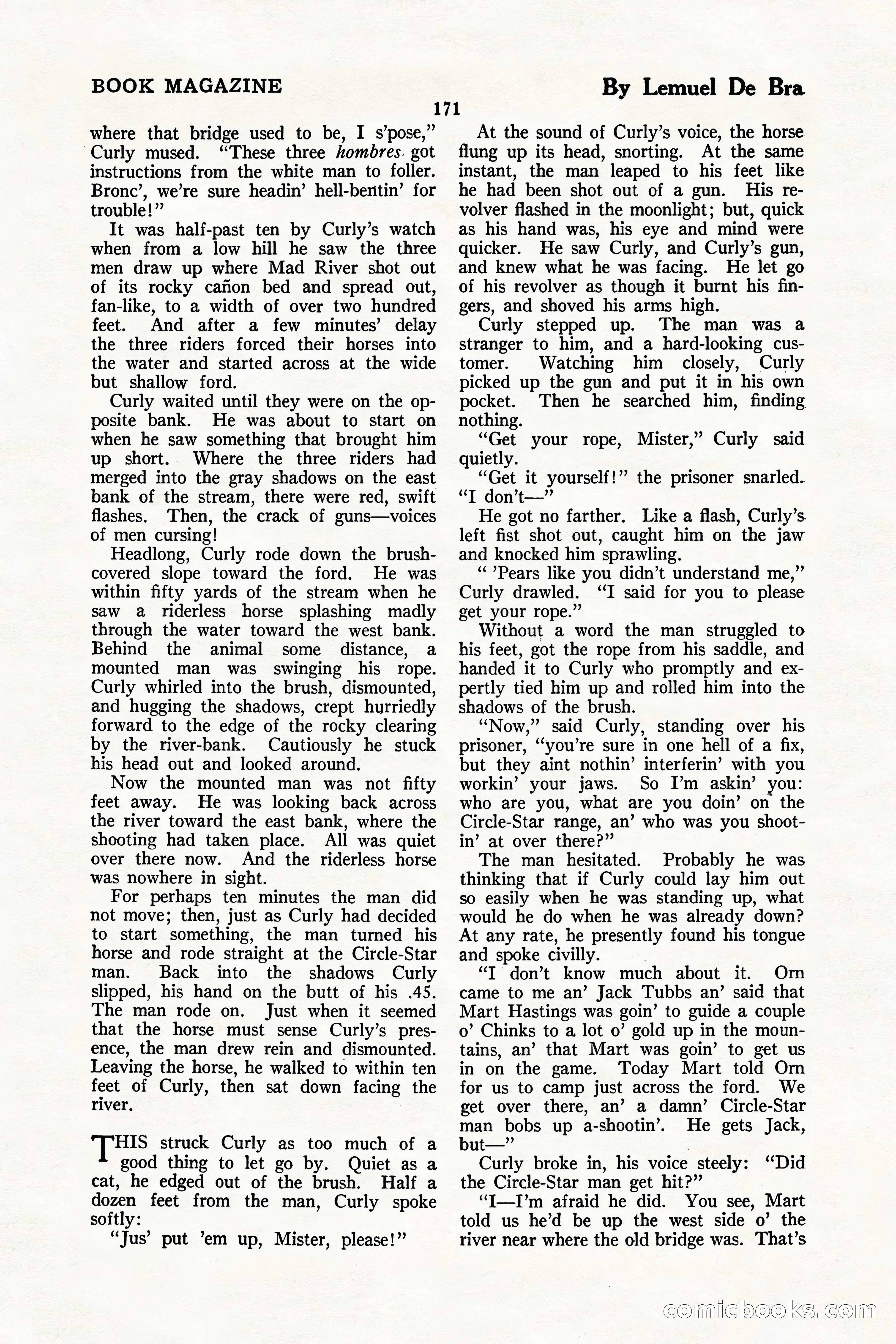 The Illustrated Blue Book Magazine, July 1926 — page 173 of 204