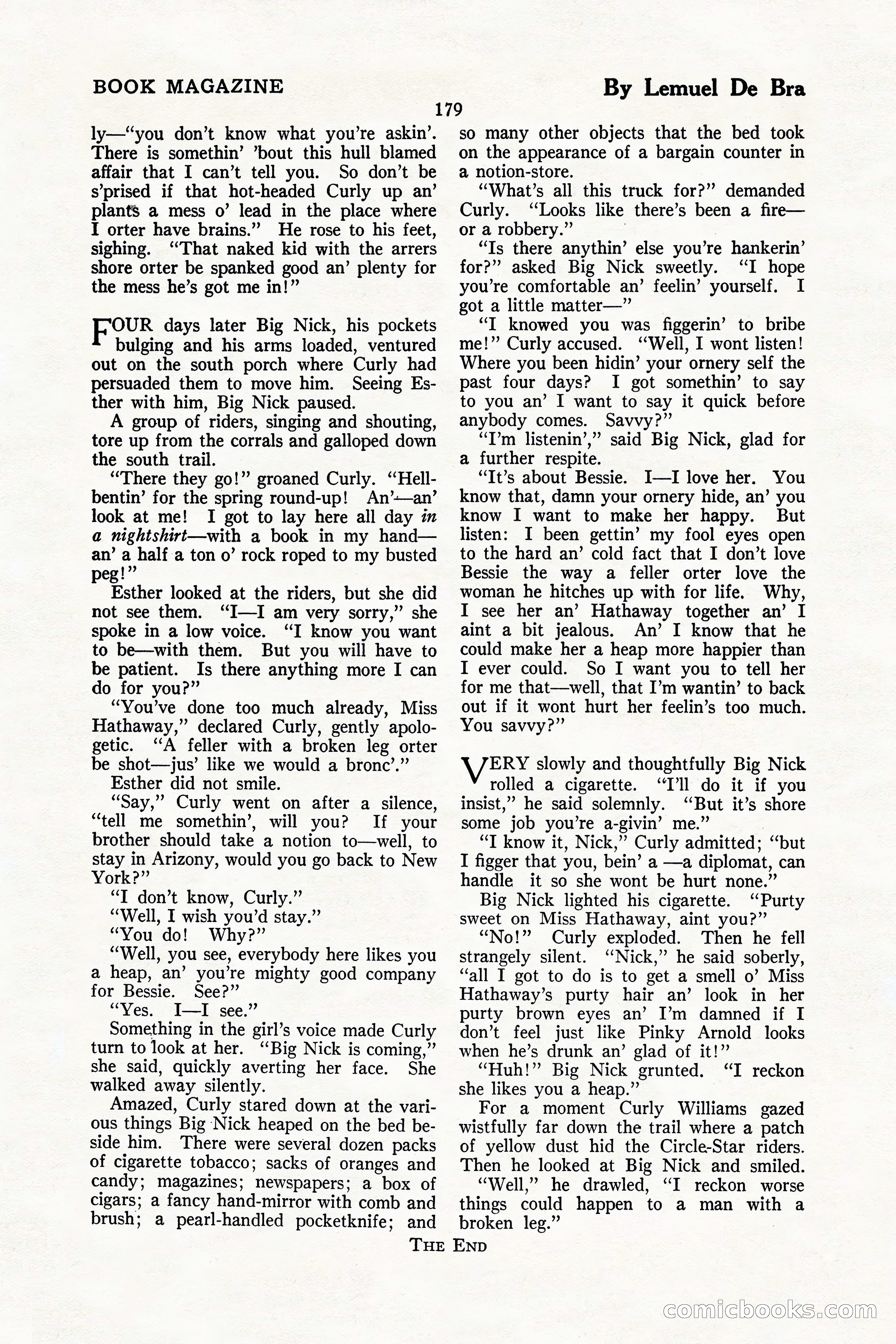 The Illustrated Blue Book Magazine, July 1926 — page 181 of 204