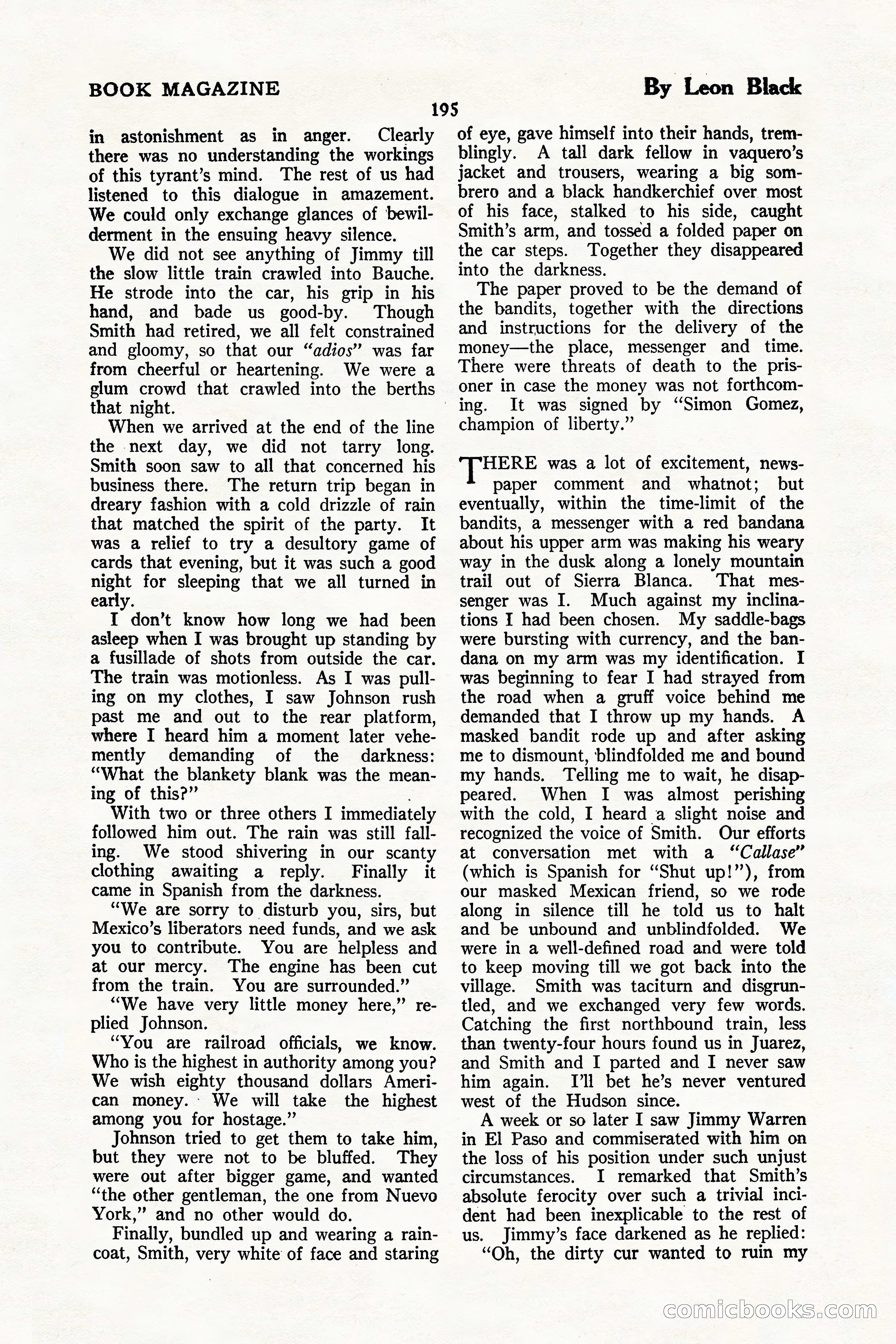 The Illustrated Blue Book Magazine, July 1926 — page 197 of 204