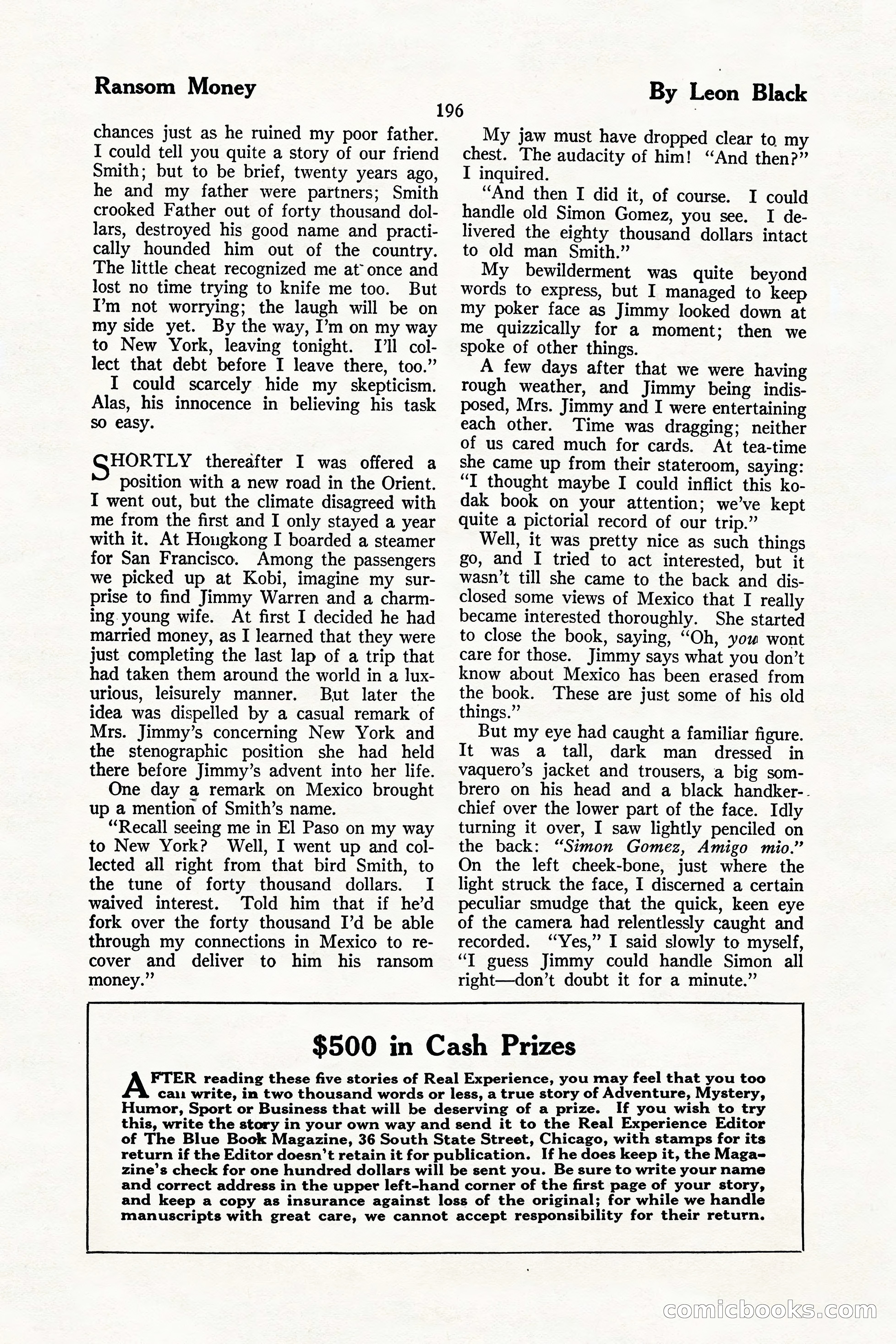 The Illustrated Blue Book Magazine, July 1926 — page 198 of 204