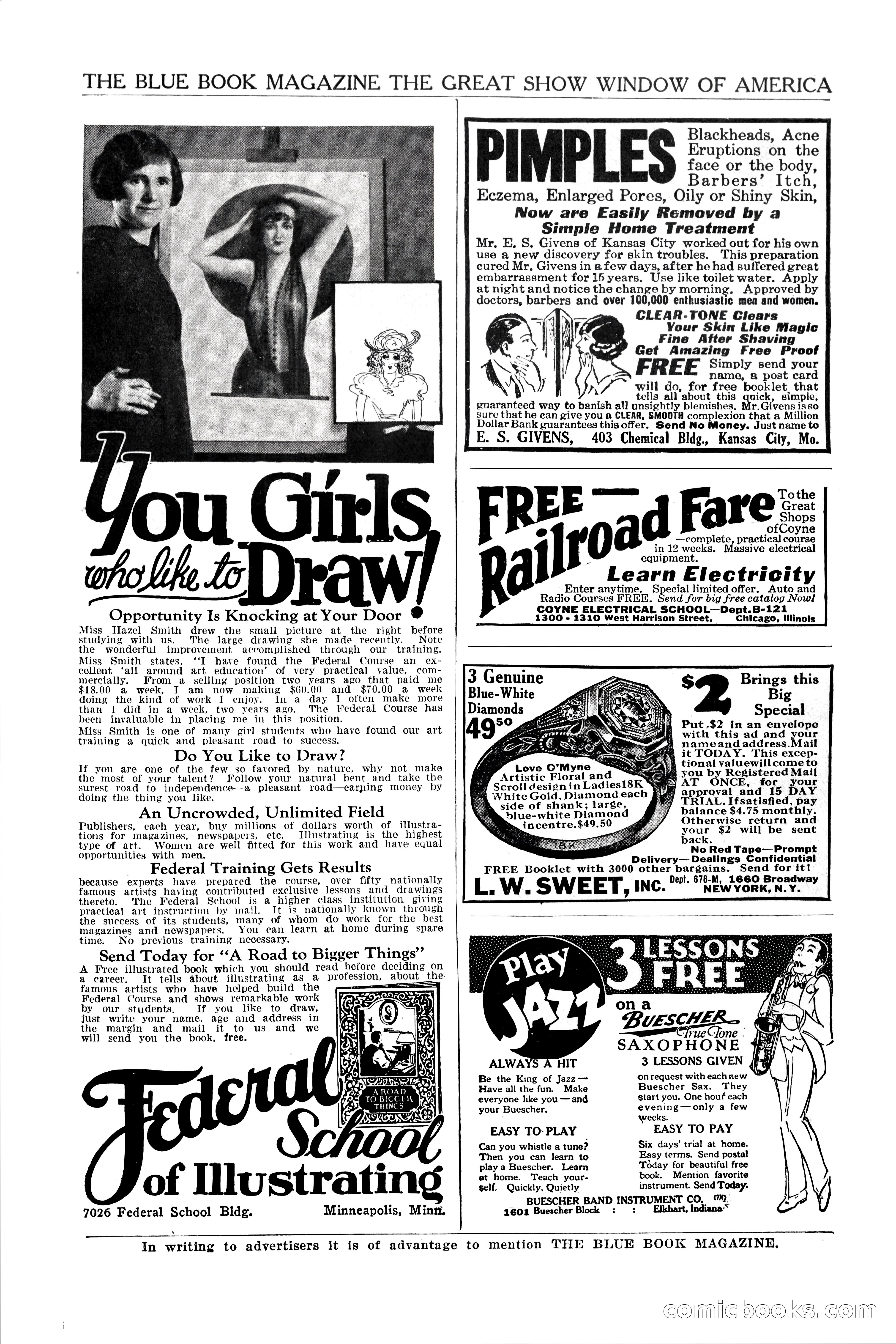 The Illustrated Blue Book Magazine, July 1926 — page 200 of 204