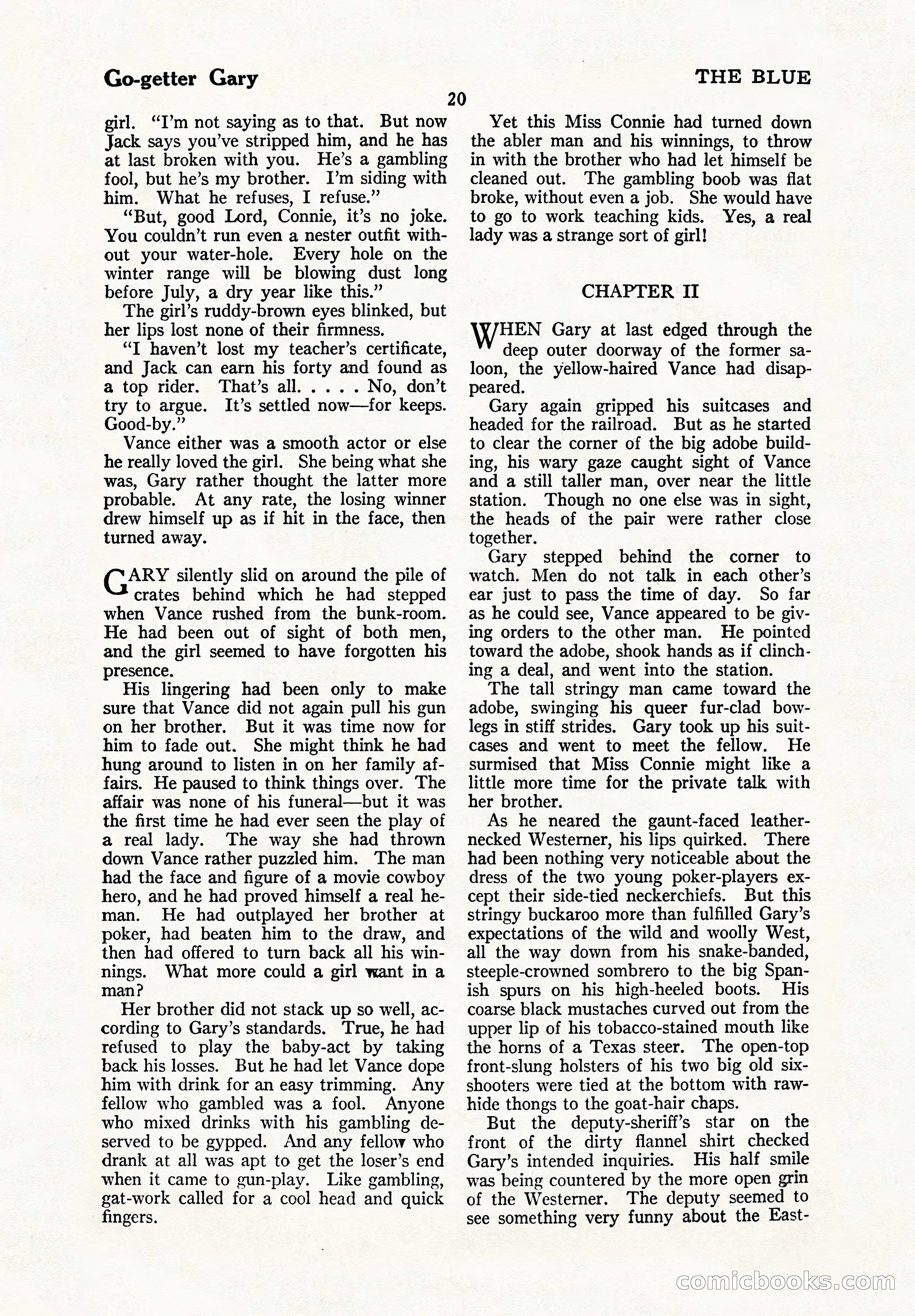 The Illustrated Blue Book Magazine, September 1926 — page 22 of 208