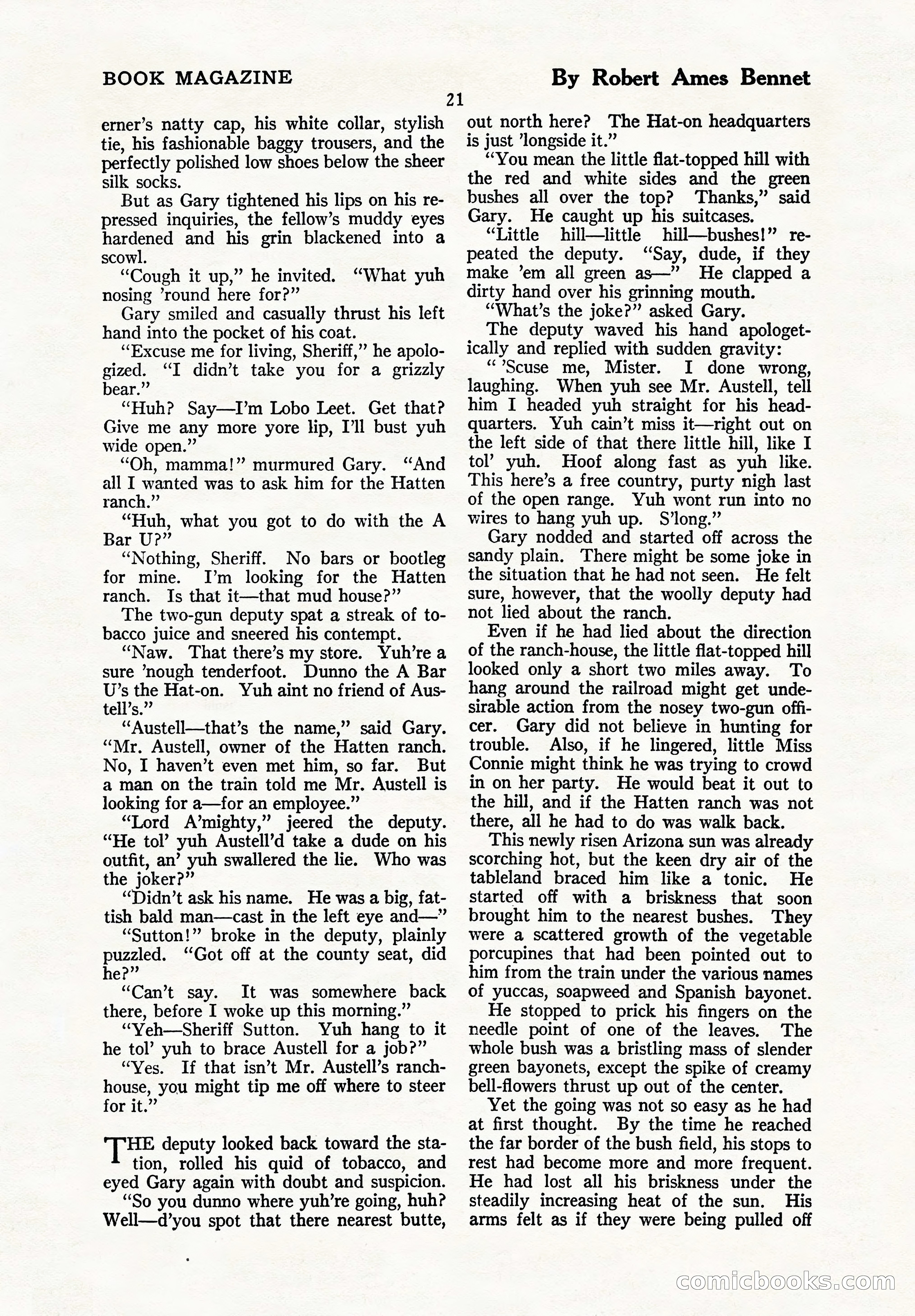 The Illustrated Blue Book Magazine, September 1926 — page 23 of 208