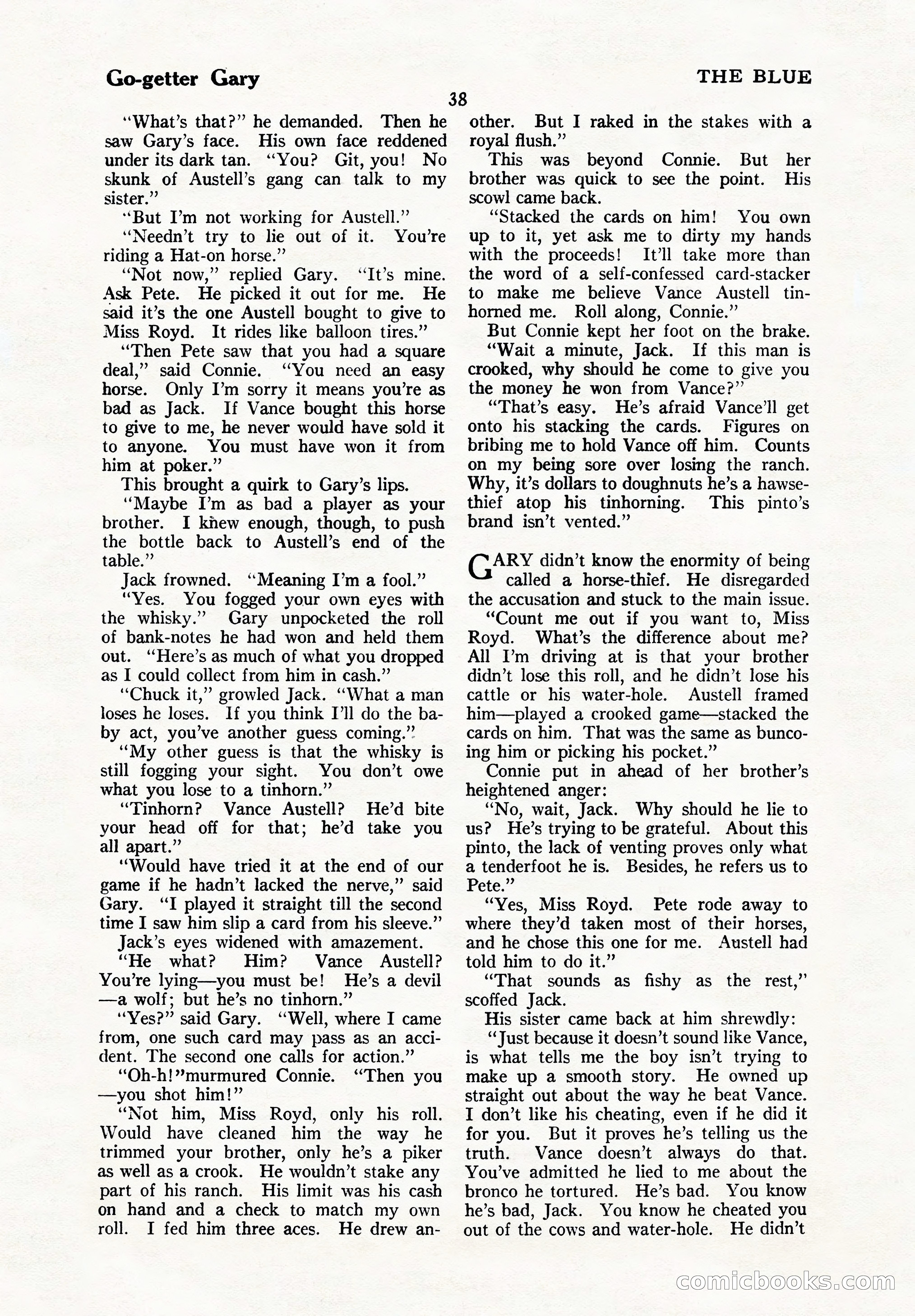 The Illustrated Blue Book Magazine, September 1926 — page 40 of 208