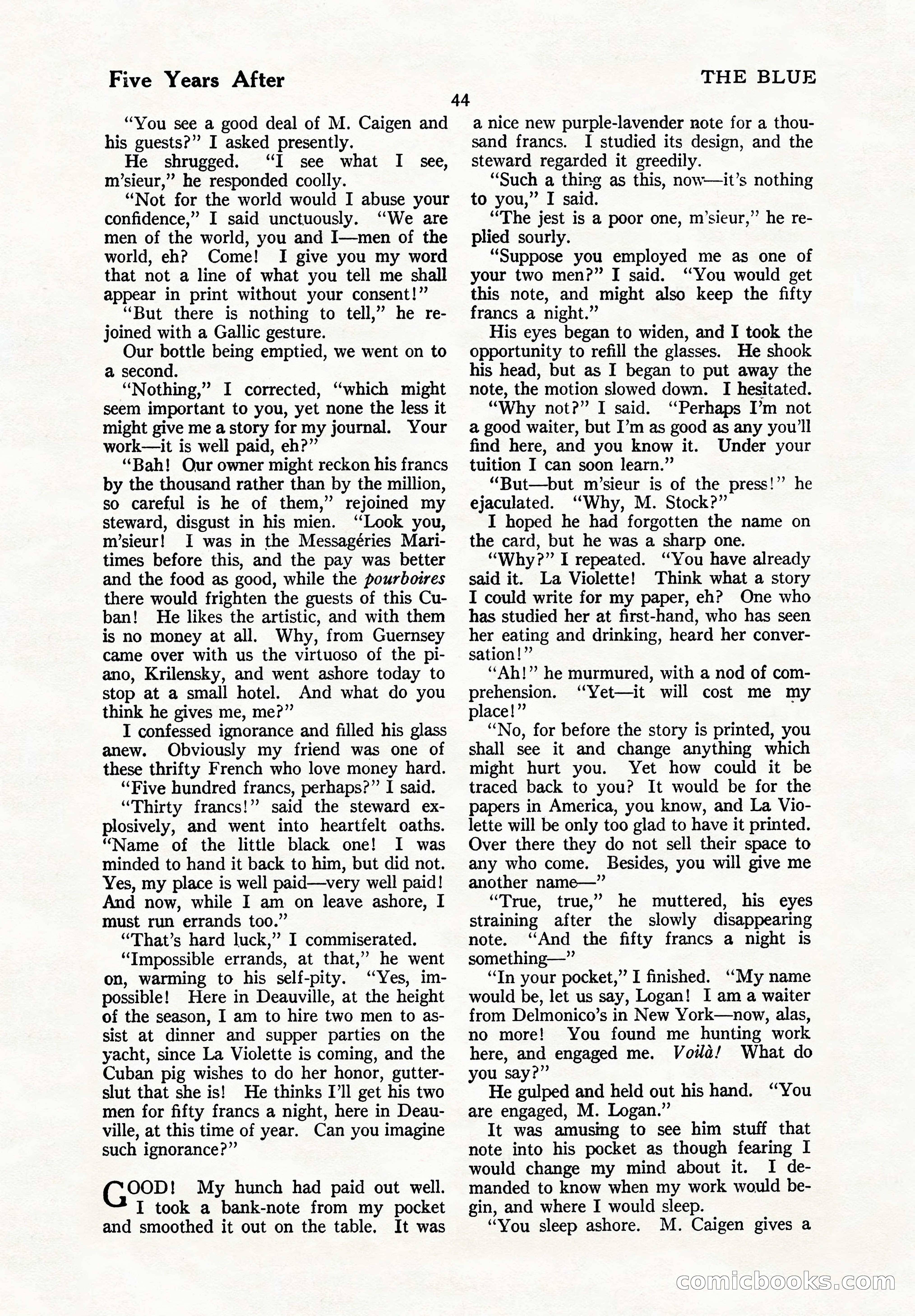 The Illustrated Blue Book Magazine, September 1926 — page 46 of 208