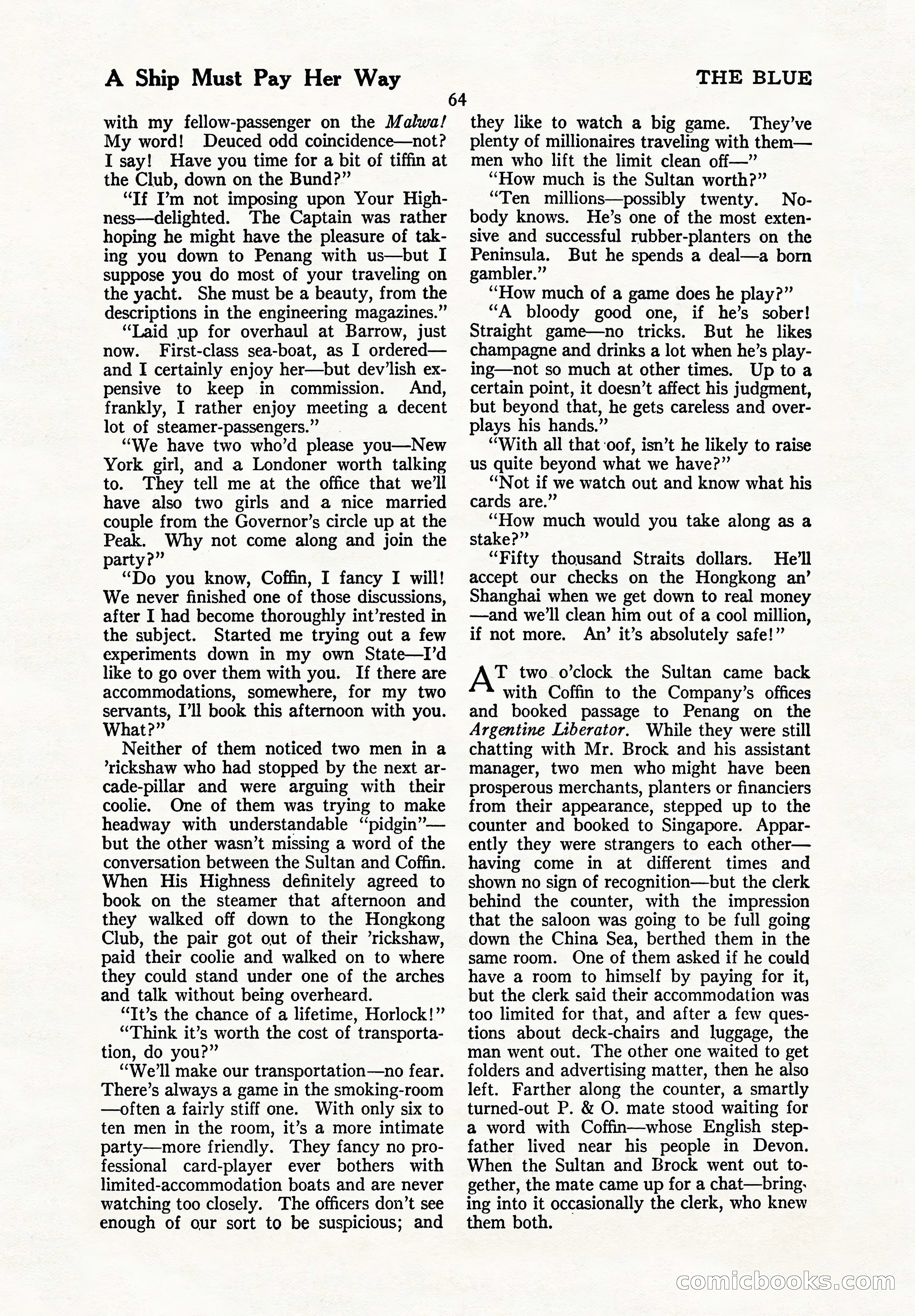 The Illustrated Blue Book Magazine, September 1926 — page 66 of 208