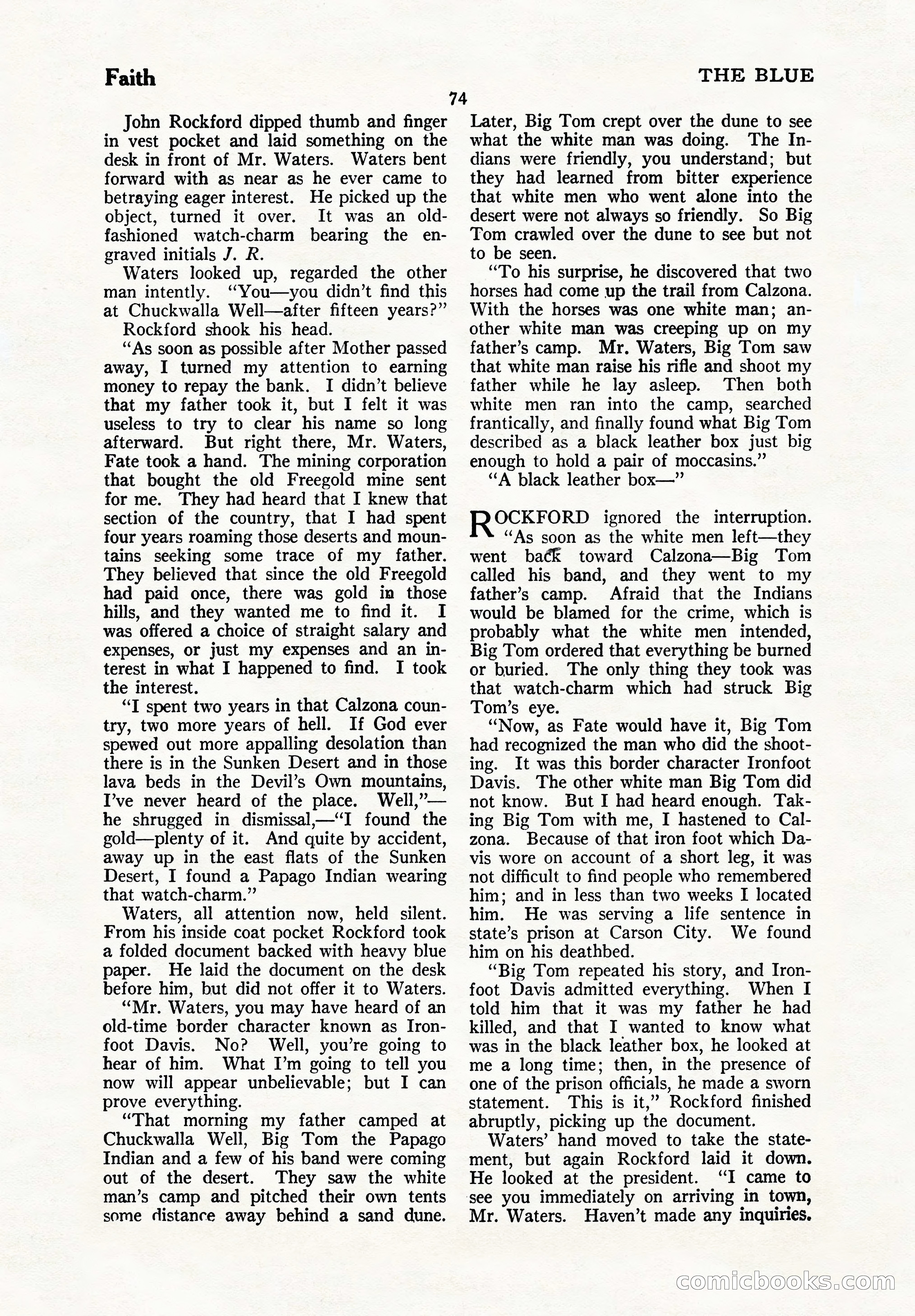 The Illustrated Blue Book Magazine, September 1926 — page 76 of 208