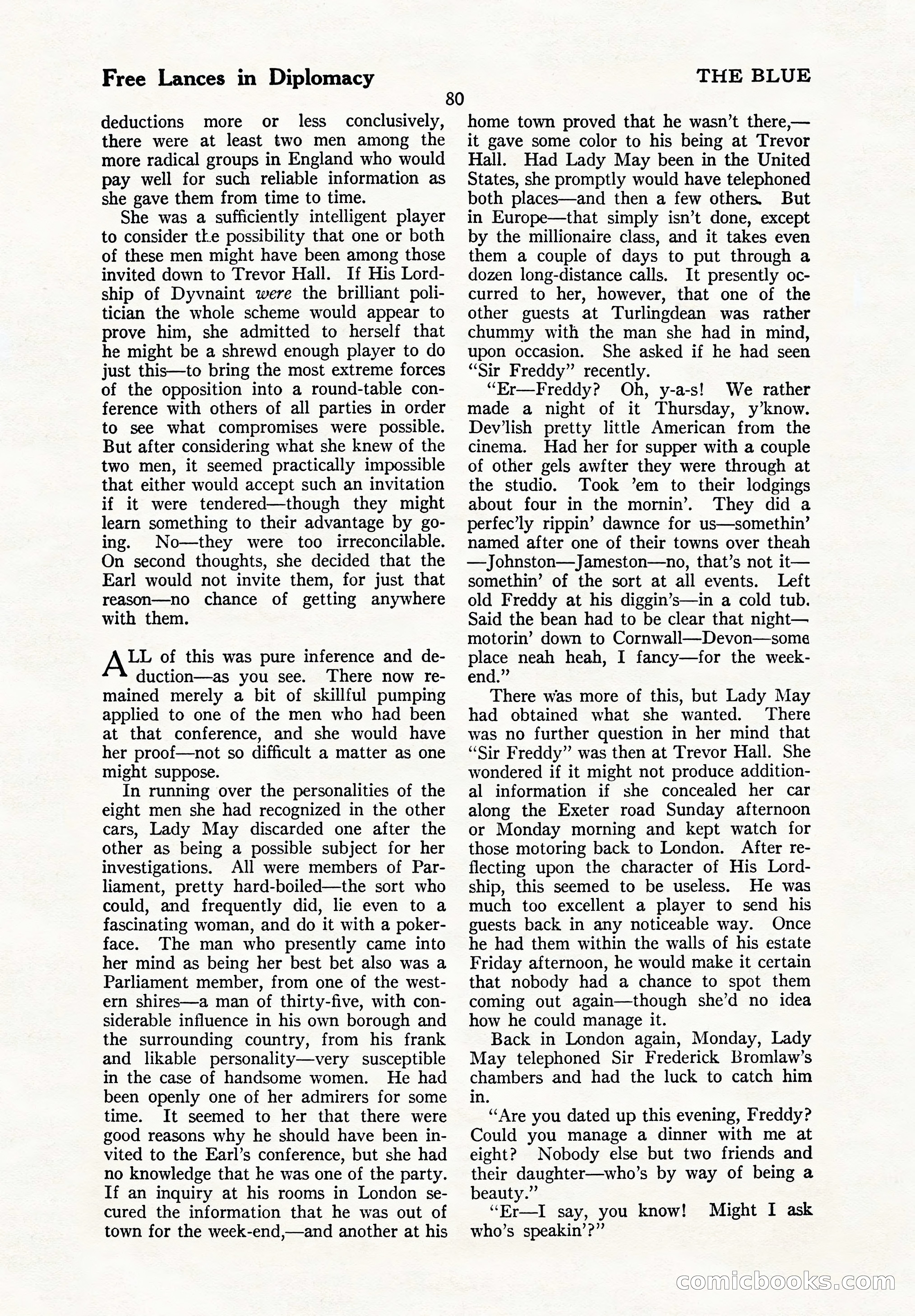 The Illustrated Blue Book Magazine, September 1926 — page 82 of 208