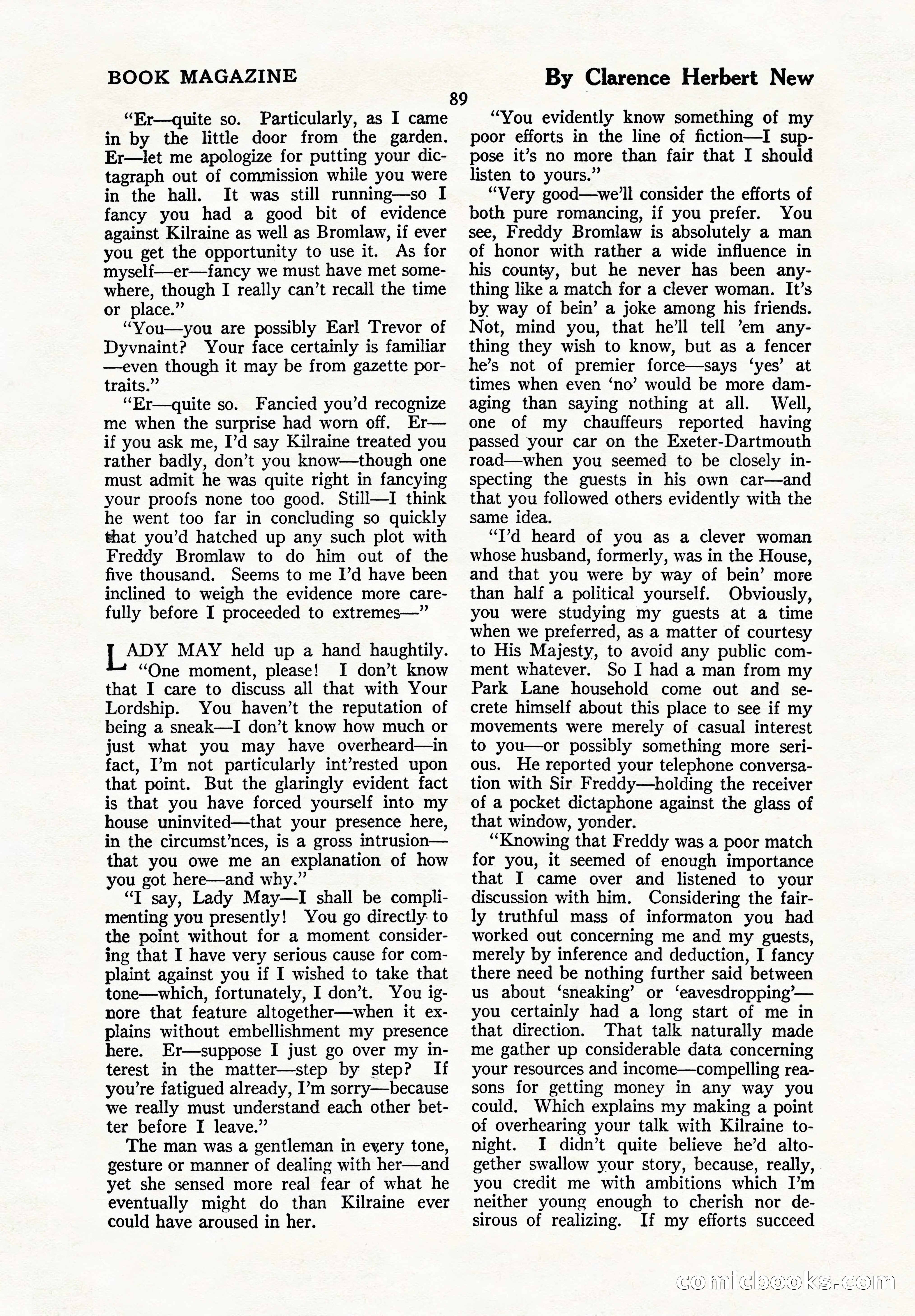 The Illustrated Blue Book Magazine, September 1926 — page 91 of 208