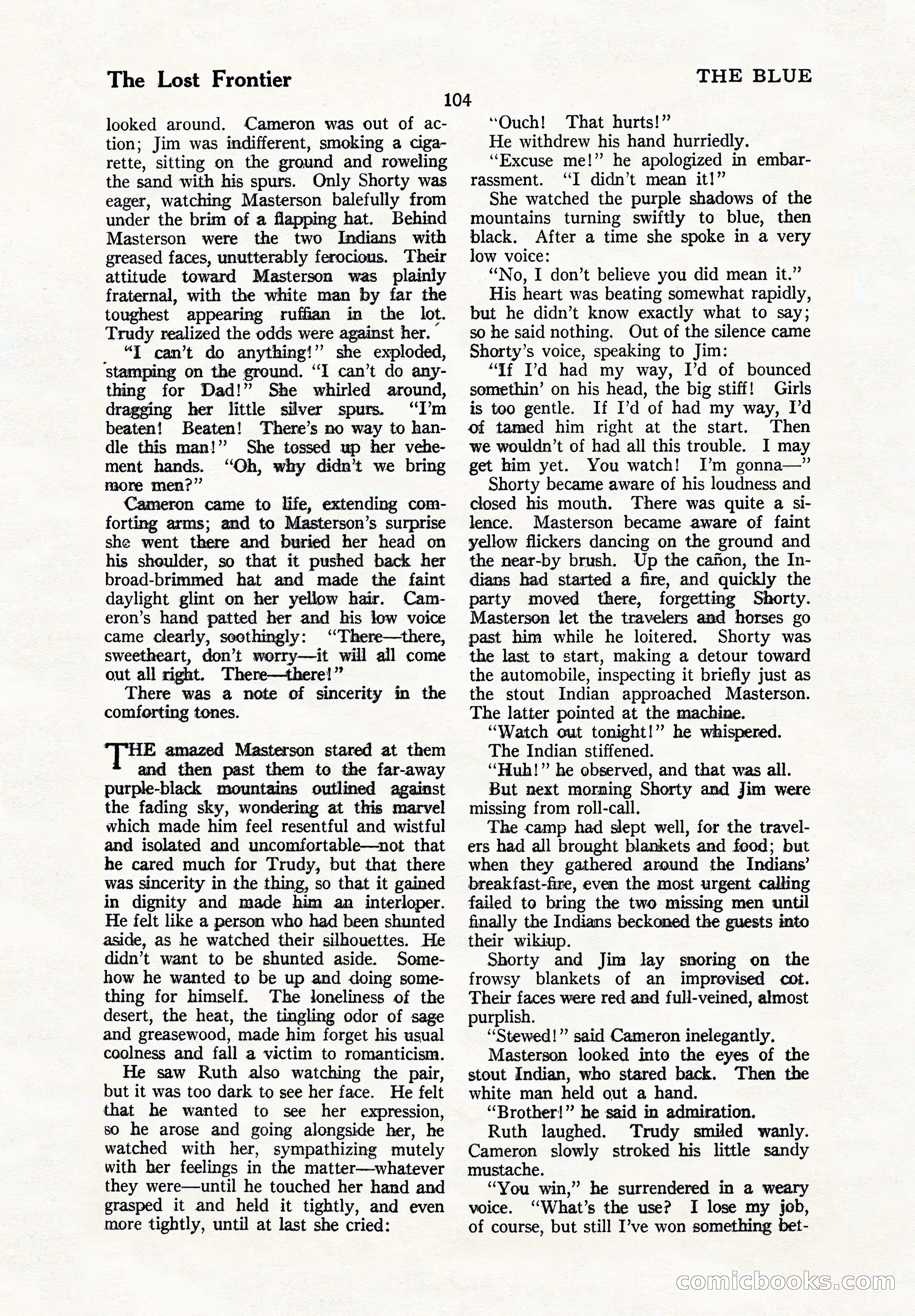 The Illustrated Blue Book Magazine, September 1926 — page 106 of 208