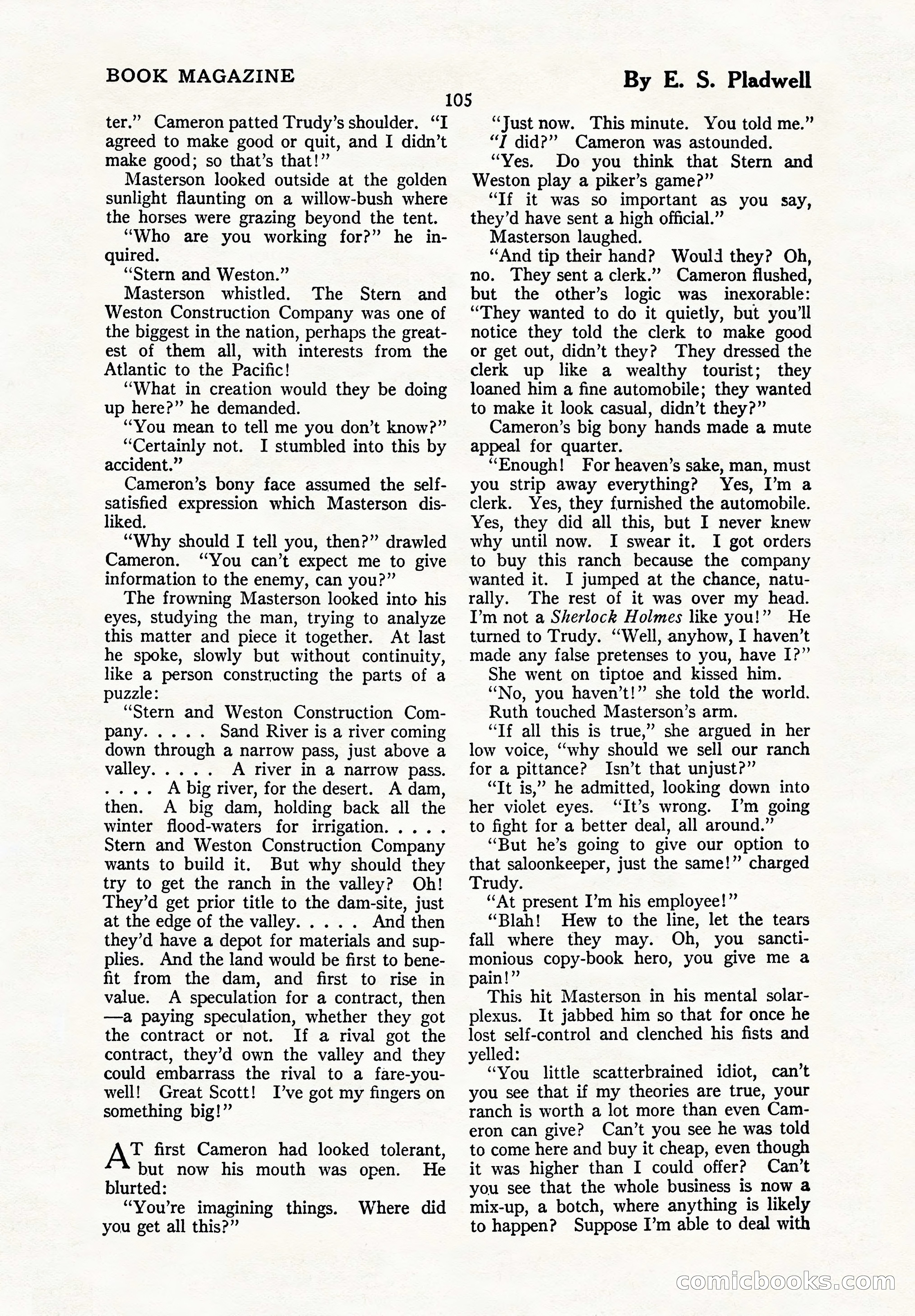 The Illustrated Blue Book Magazine, September 1926 — page 107 of 208