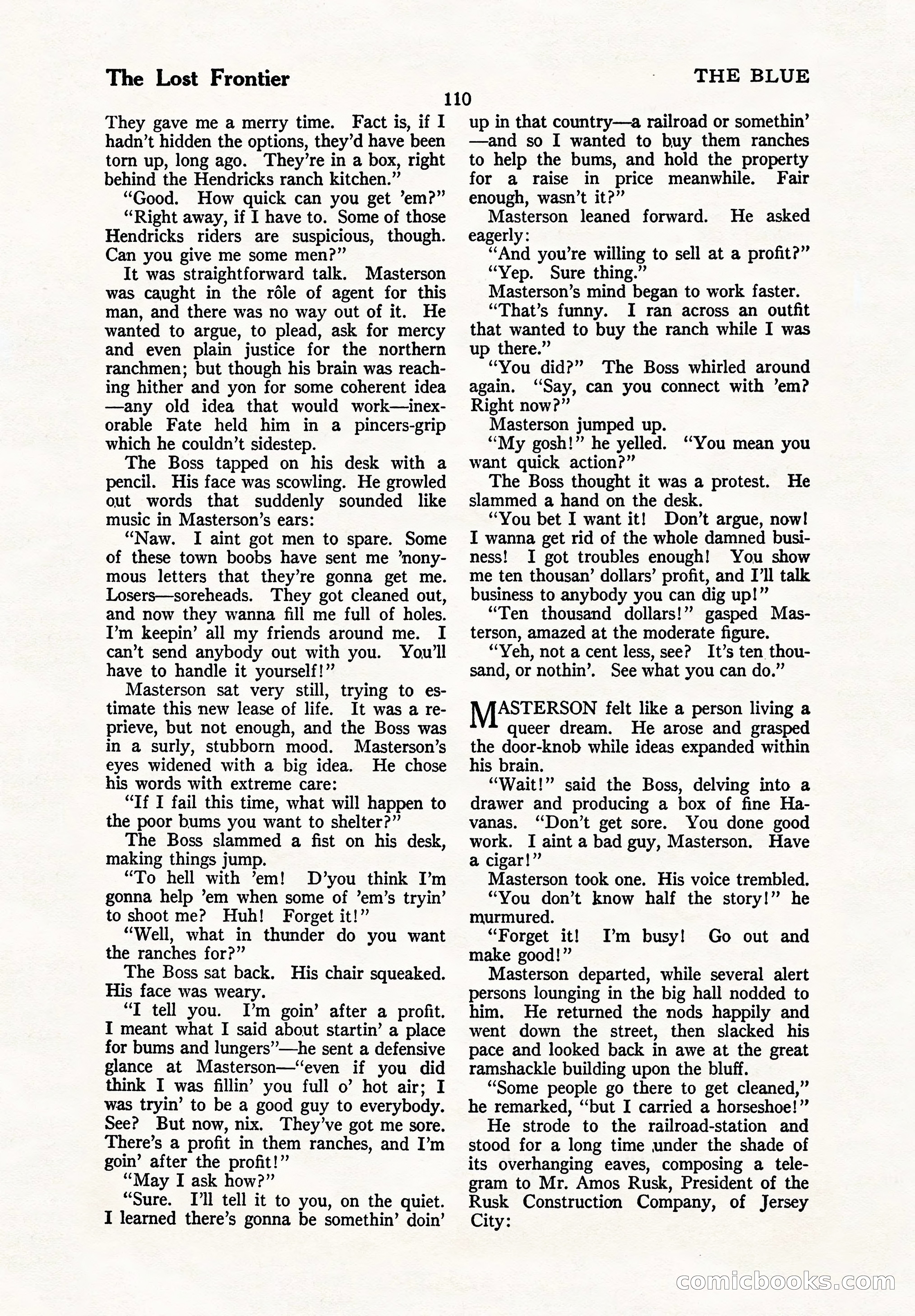 The Illustrated Blue Book Magazine, September 1926 — page 112 of 208