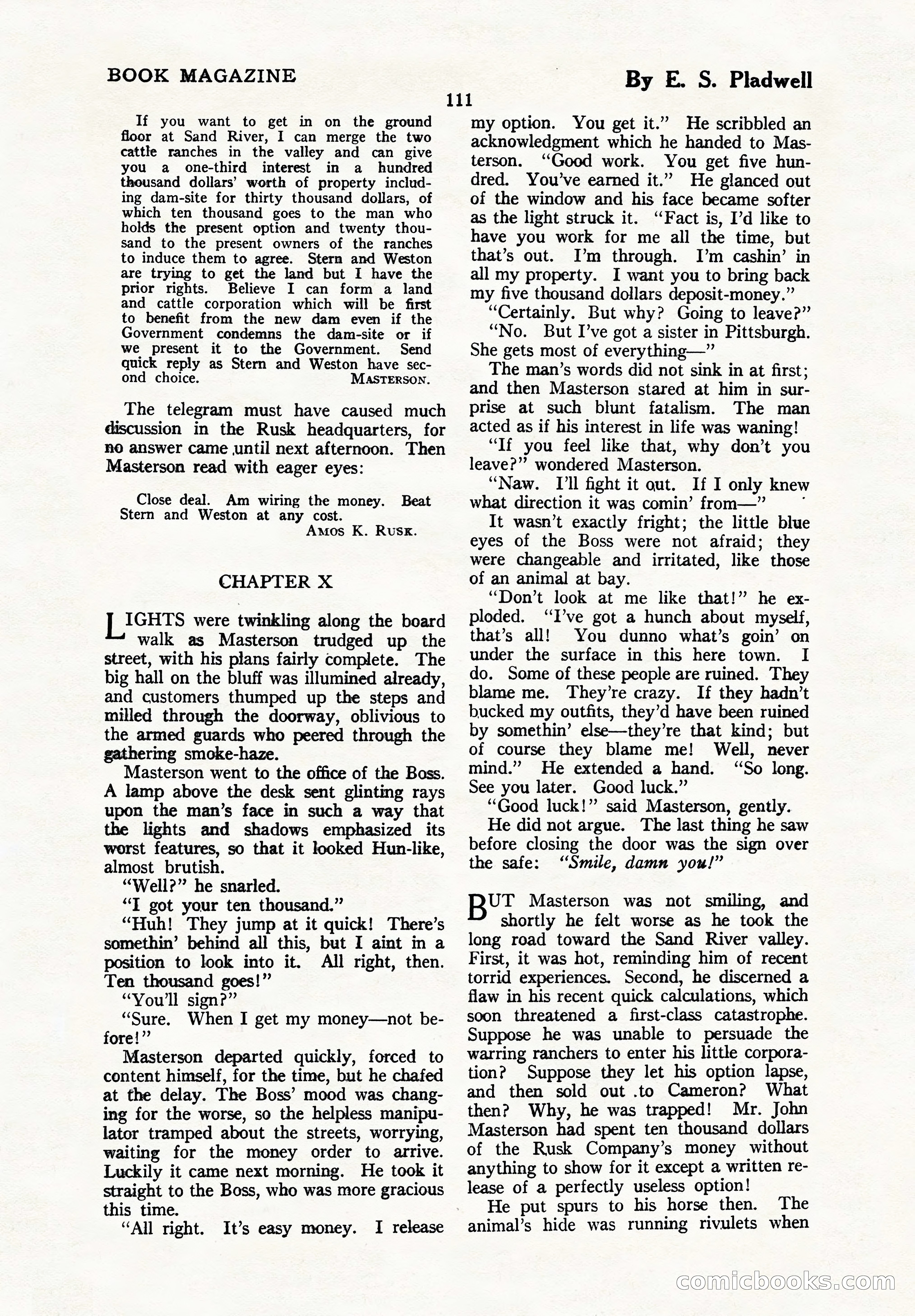 The Illustrated Blue Book Magazine, September 1926 — page 113 of 208