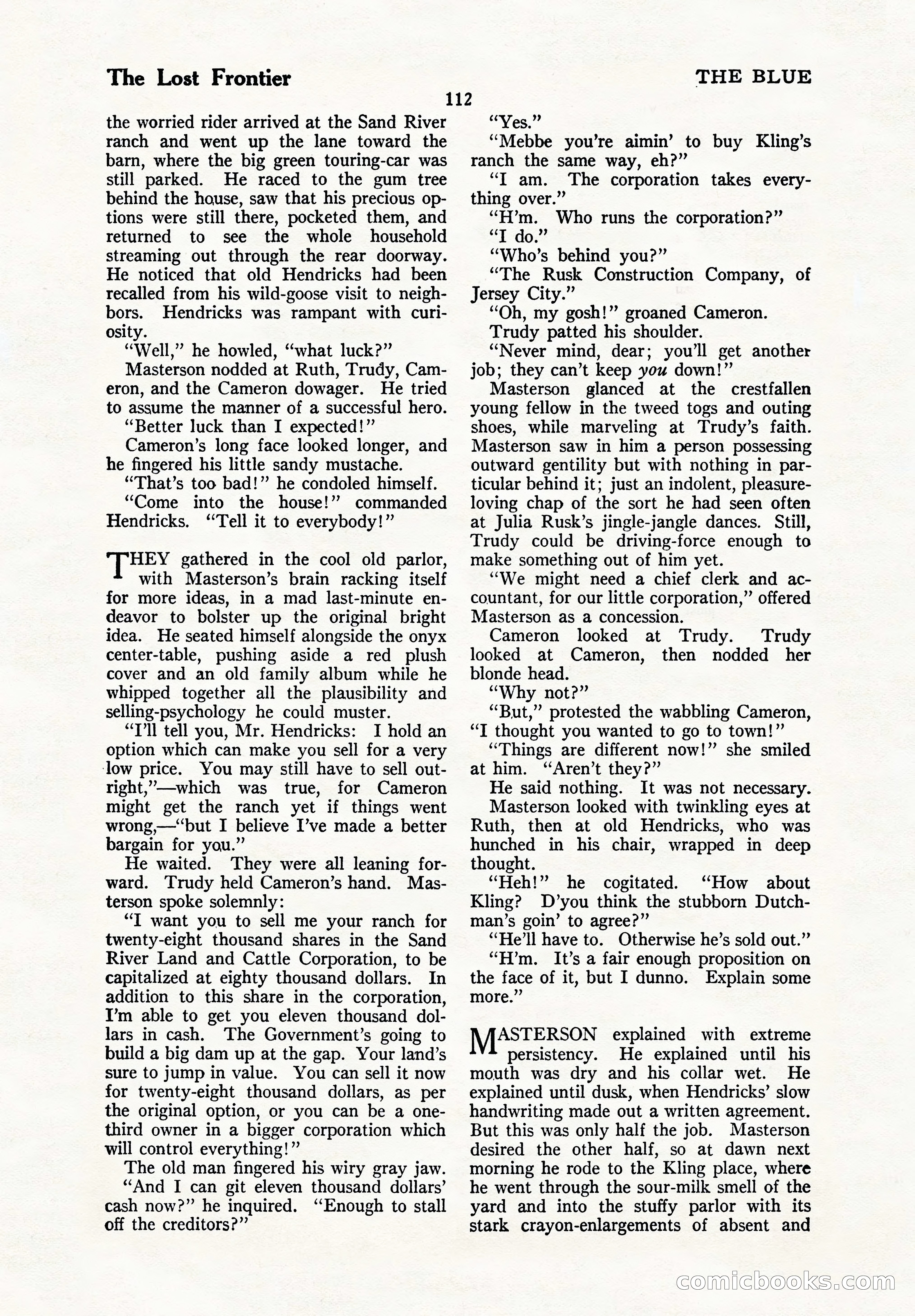The Illustrated Blue Book Magazine, September 1926 — page 114 of 208