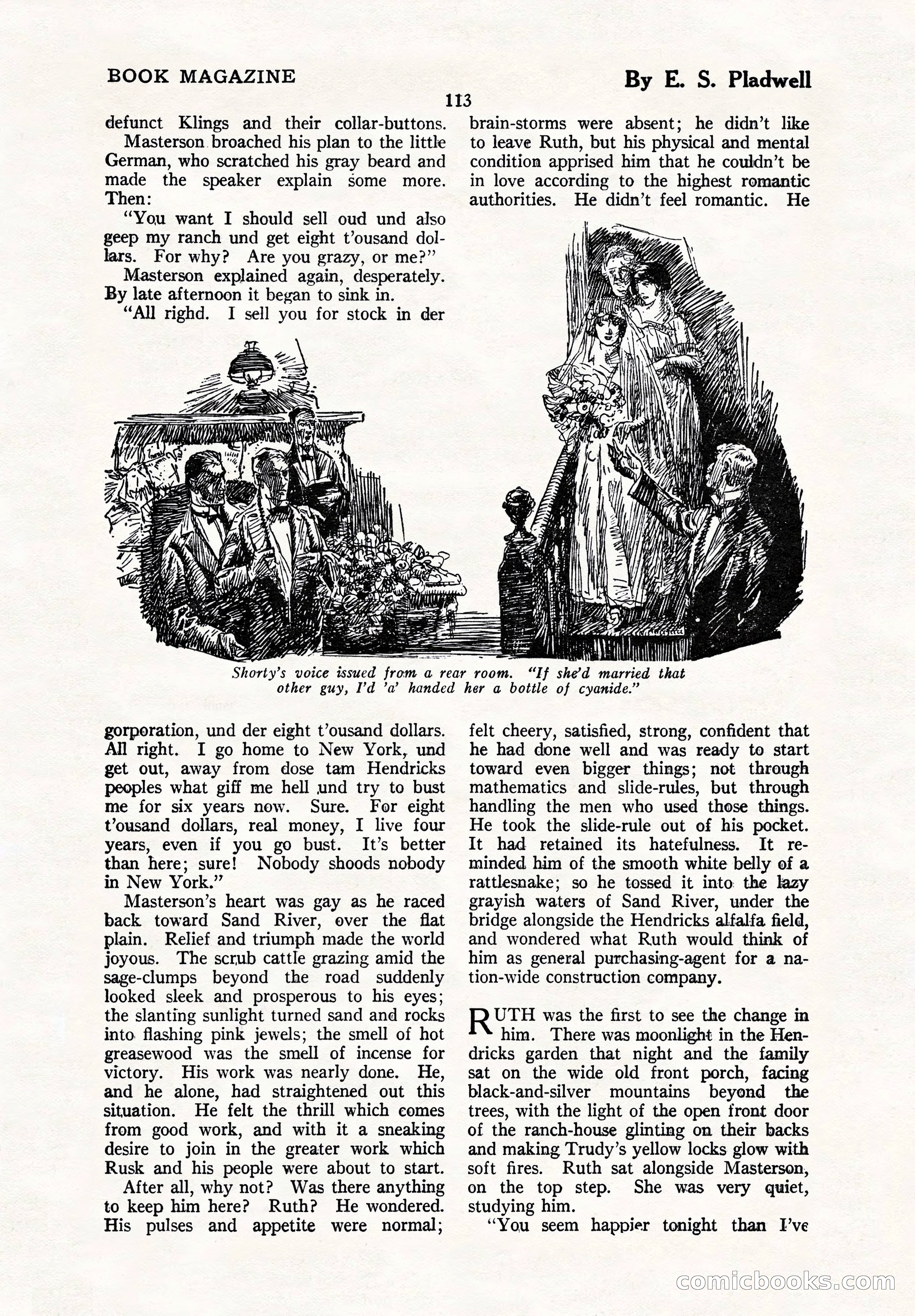The Illustrated Blue Book Magazine, September 1926 — page 115 of 208