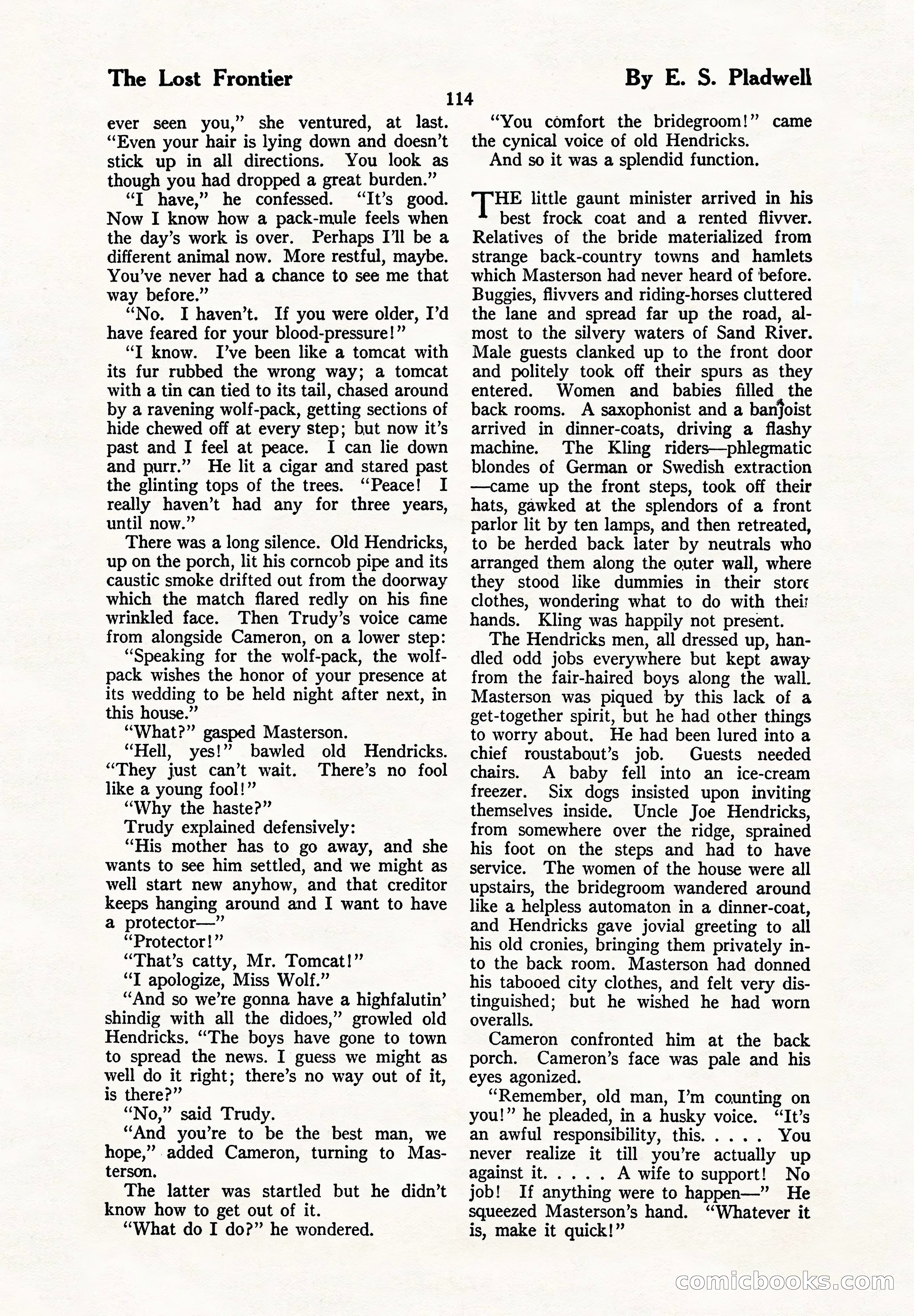 The Illustrated Blue Book Magazine, September 1926 — page 116 of 208