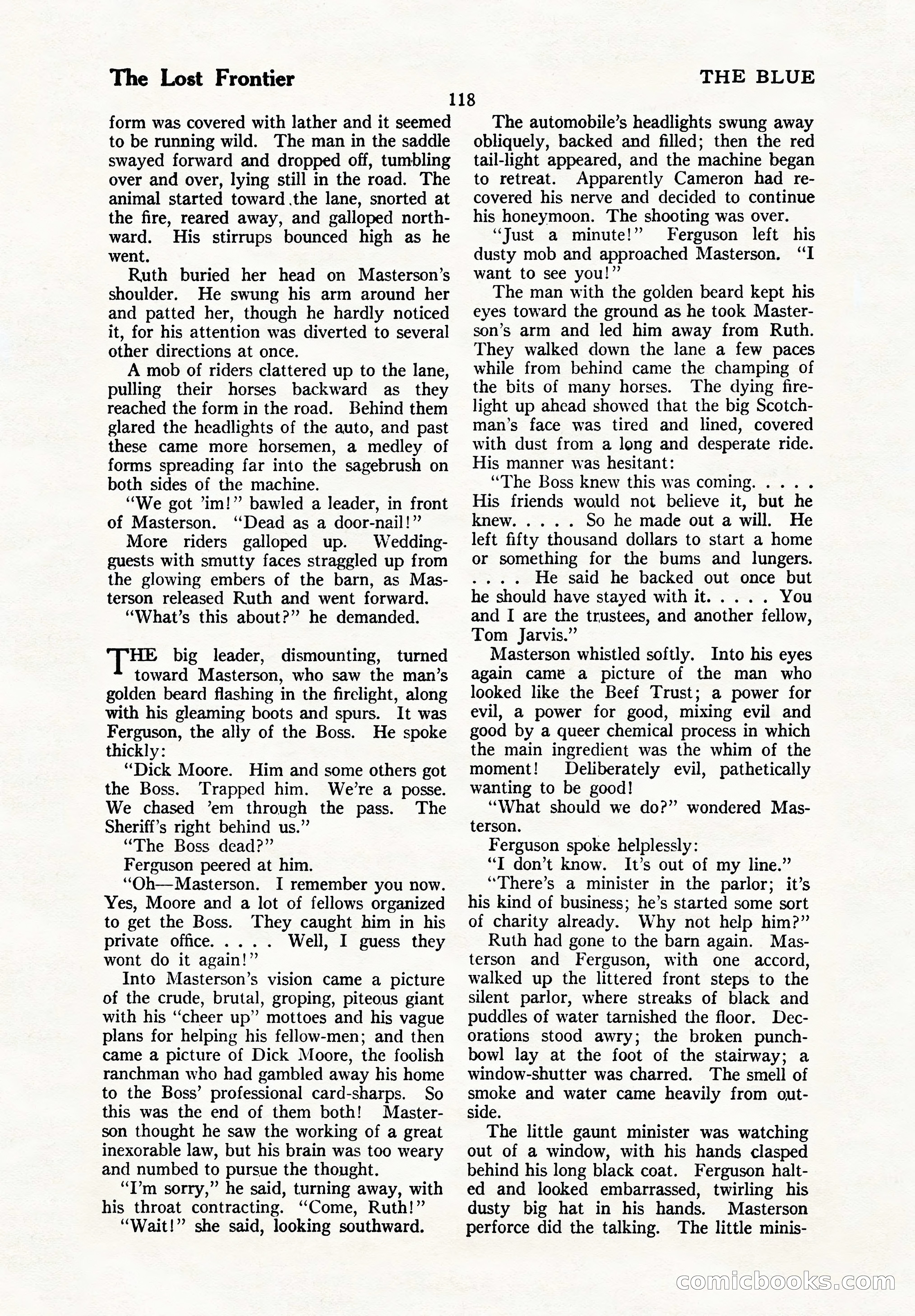 The Illustrated Blue Book Magazine, September 1926 — page 120 of 208