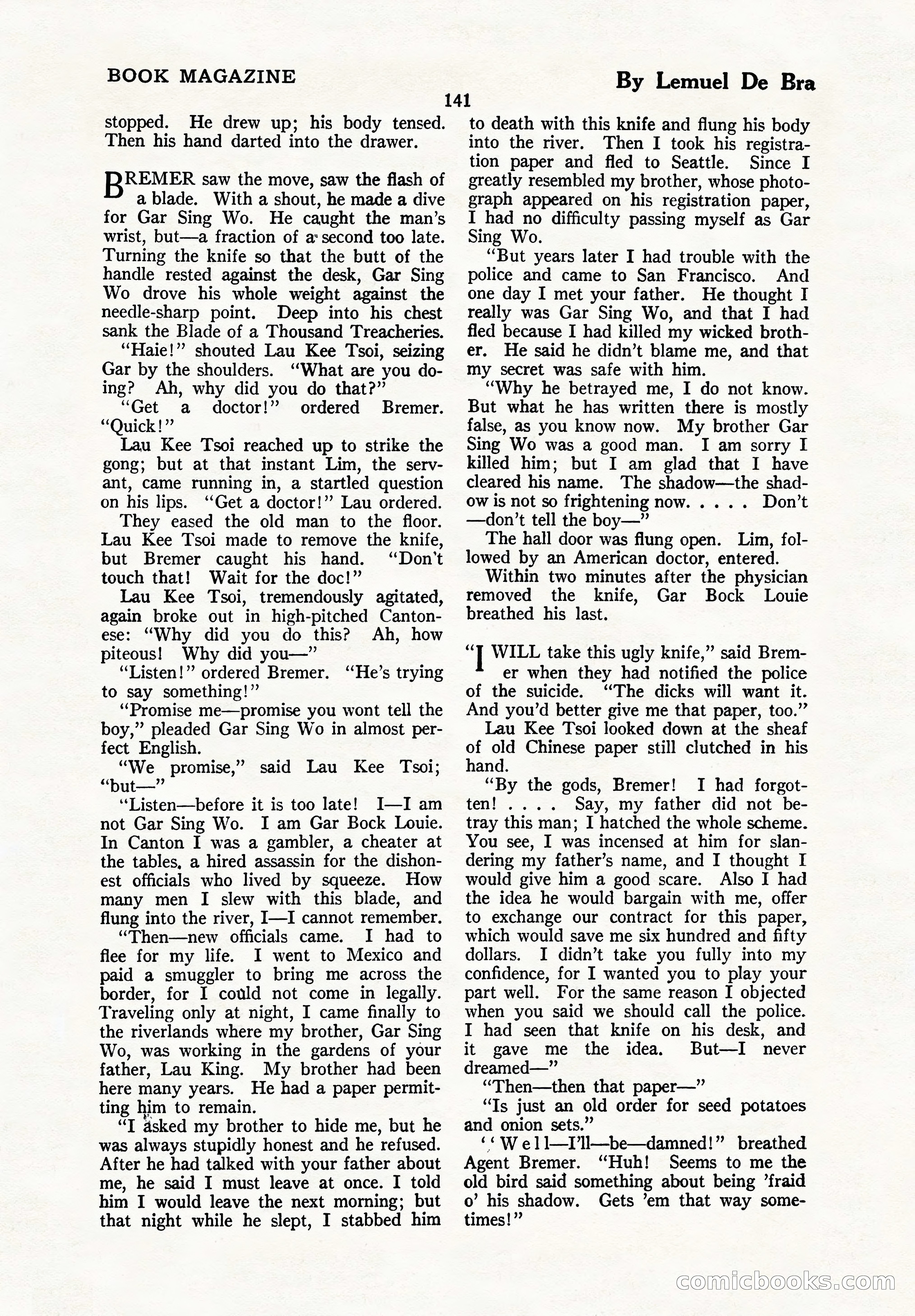 The Illustrated Blue Book Magazine, September 1926 — page 143 of 208
