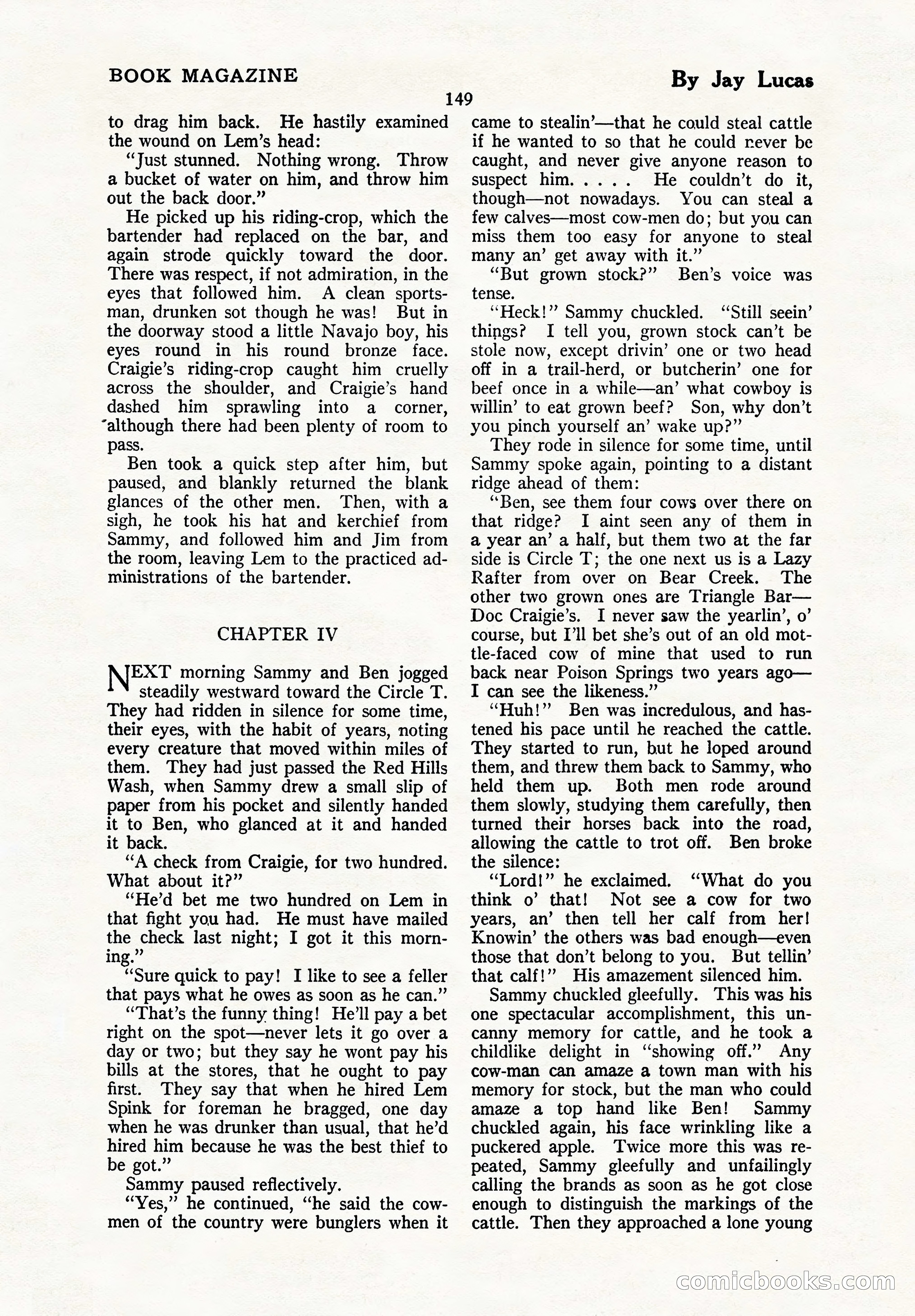 The Illustrated Blue Book Magazine, September 1926 — page 151 of 208