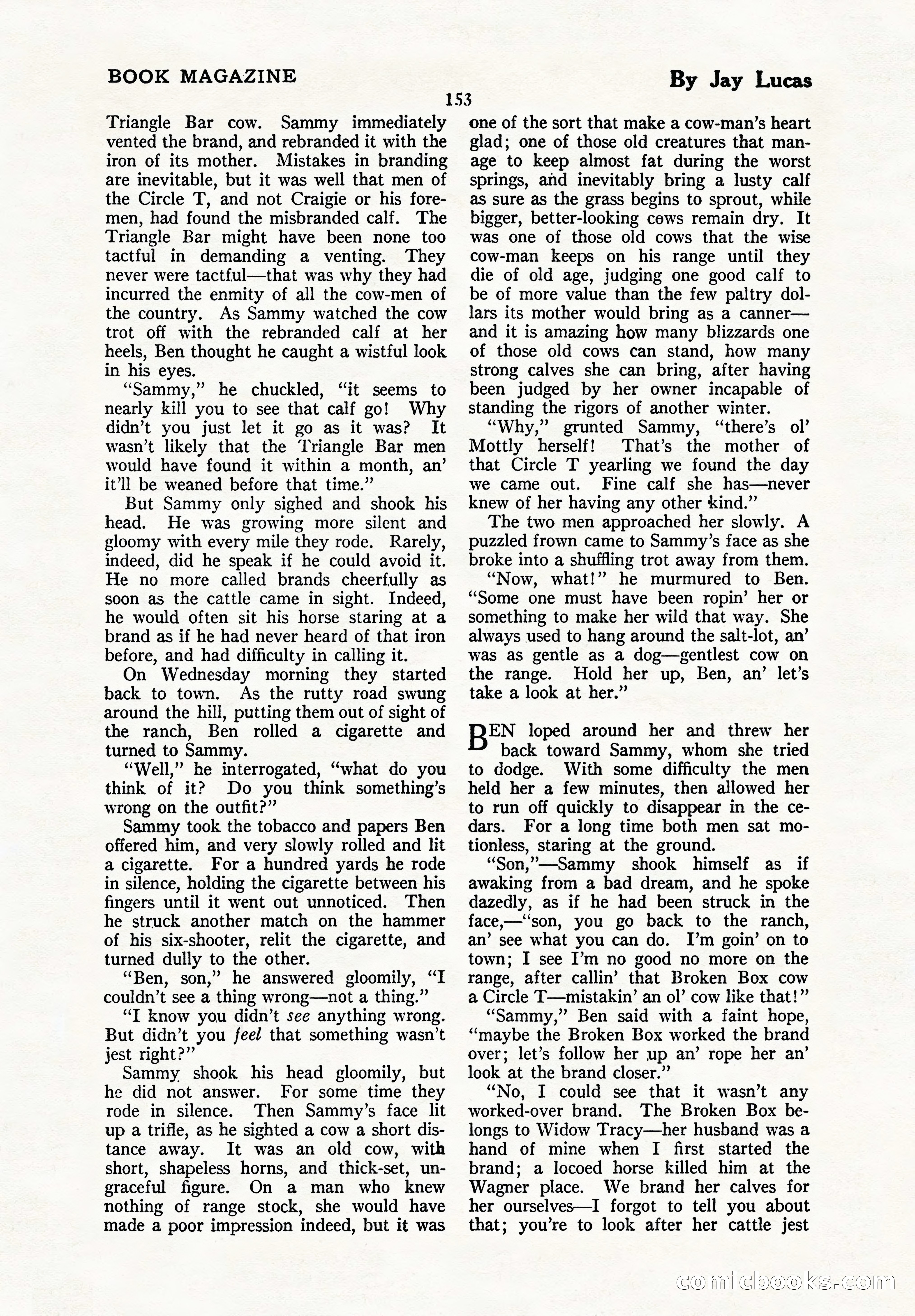 The Illustrated Blue Book Magazine, September 1926 — page 155 of 208