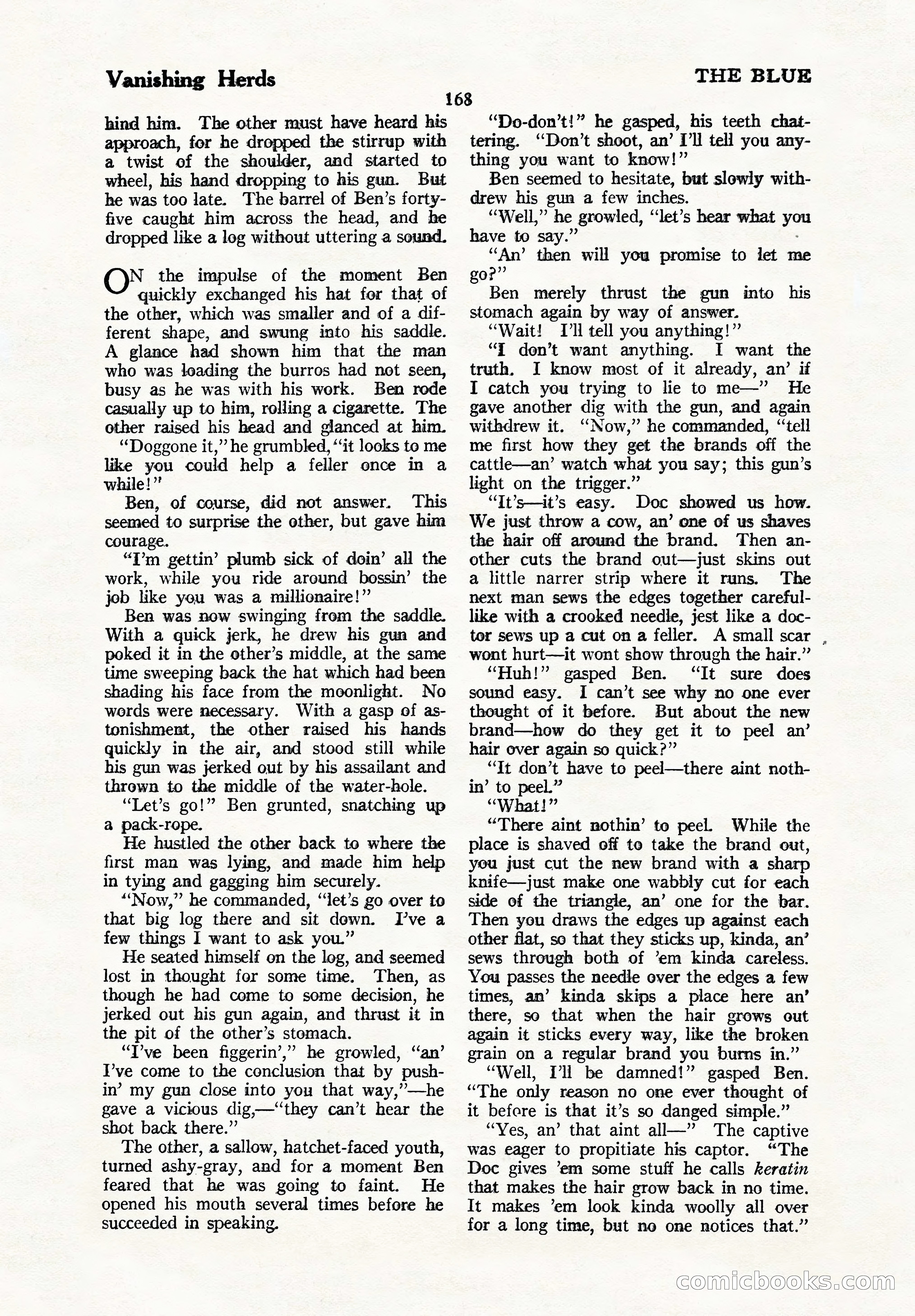 The Illustrated Blue Book Magazine, September 1926 — page 170 of 208