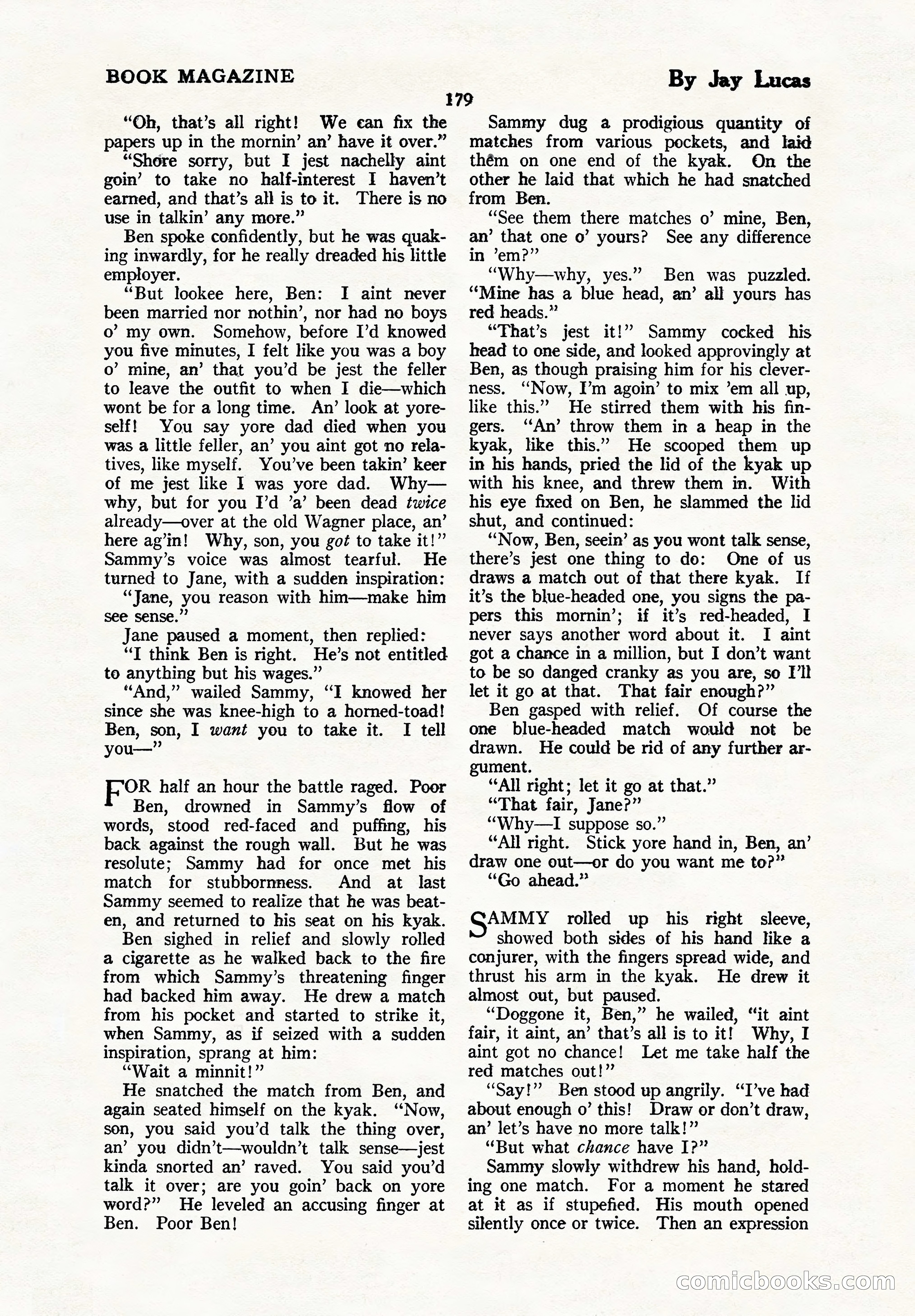The Illustrated Blue Book Magazine, September 1926 — page 181 of 208