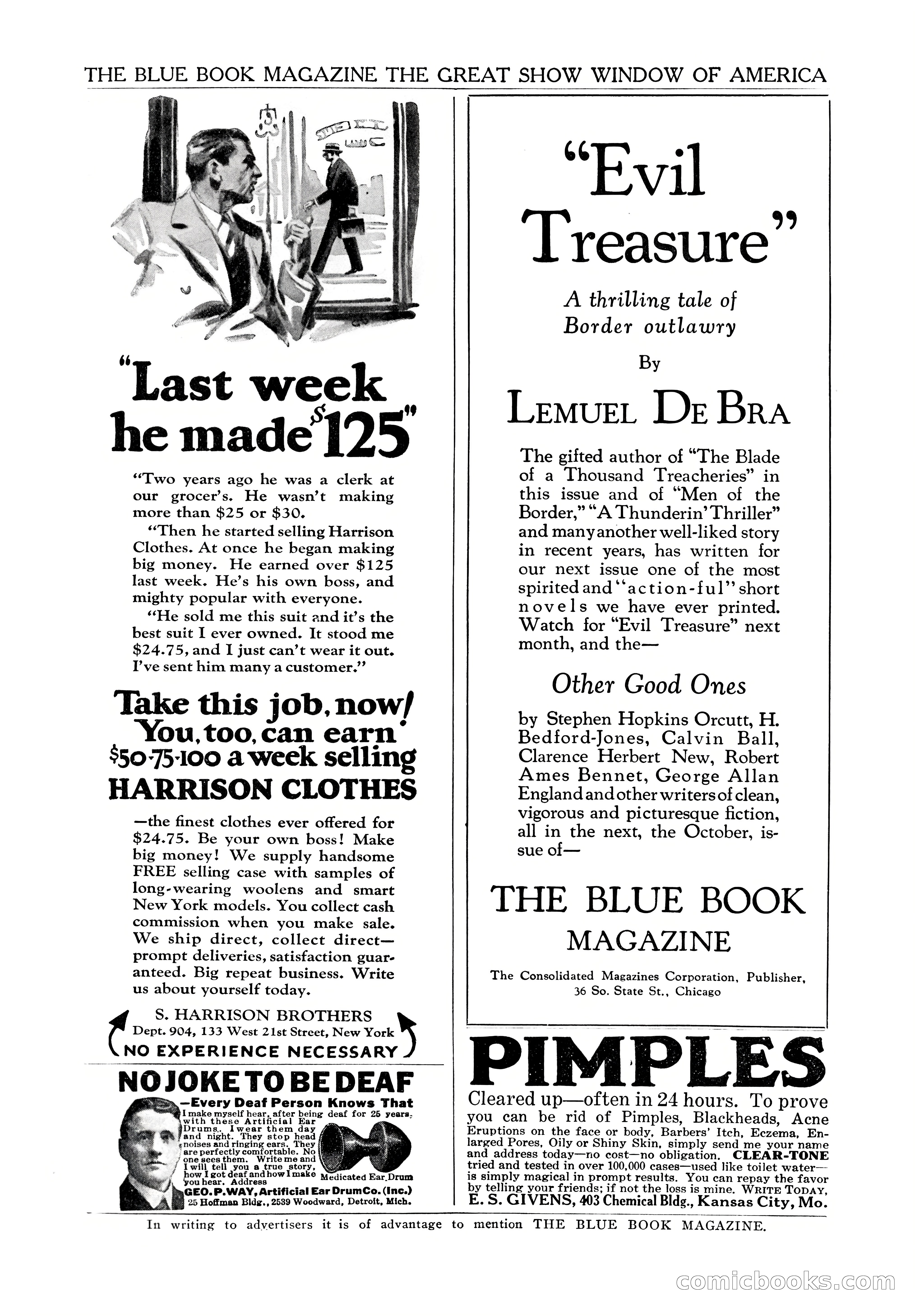 The Illustrated Blue Book Magazine, September 1926 — page 202 of 208