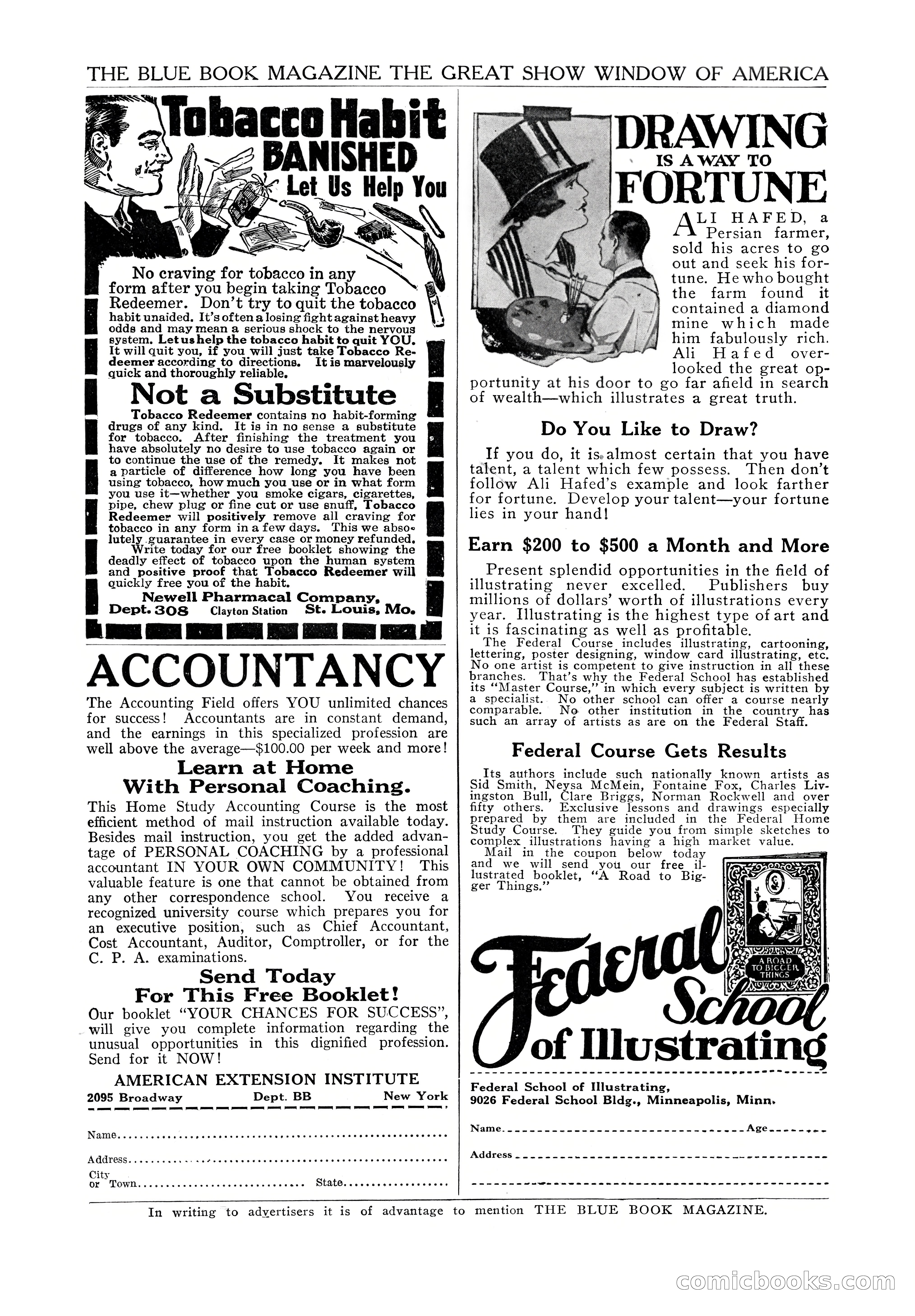 The Illustrated Blue Book Magazine, September 1926 — page 203 of 208