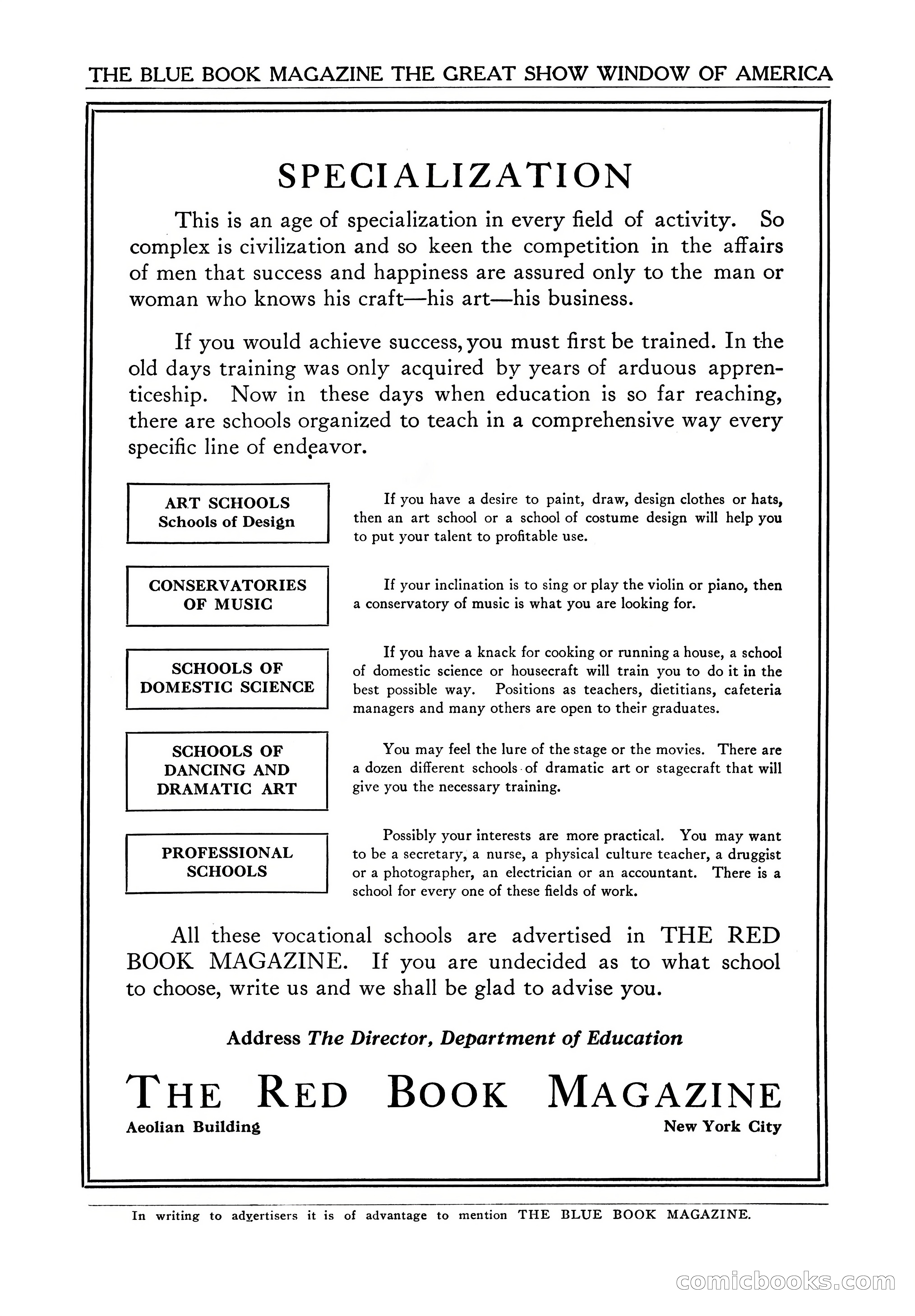 The Illustrated Blue Book Magazine, September 1926 — page 204 of 208