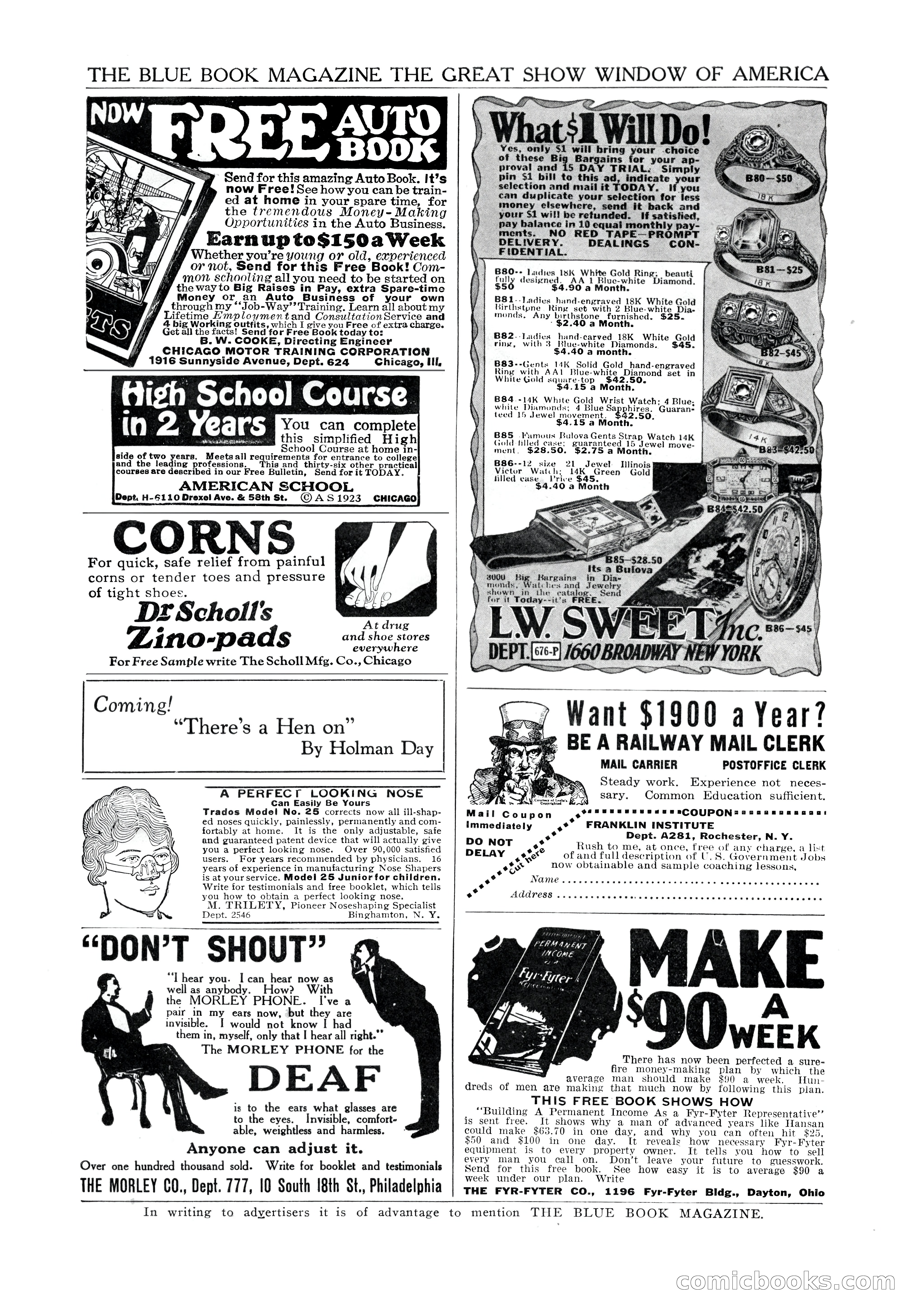 The Illustrated Blue Book Magazine, September 1926 — page 205 of 208