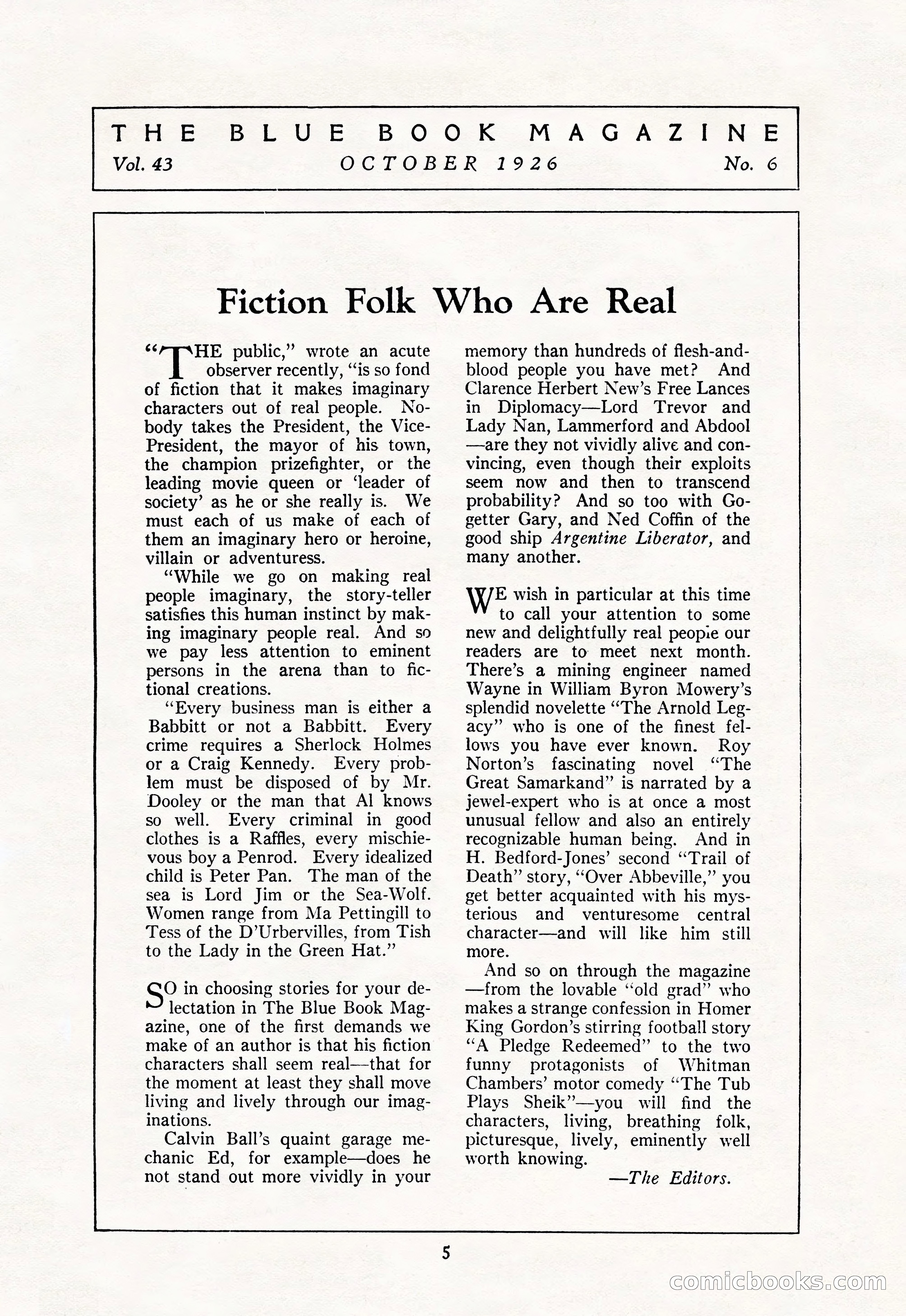 The Illustrated Blue Book Magazine — page 7 of 204