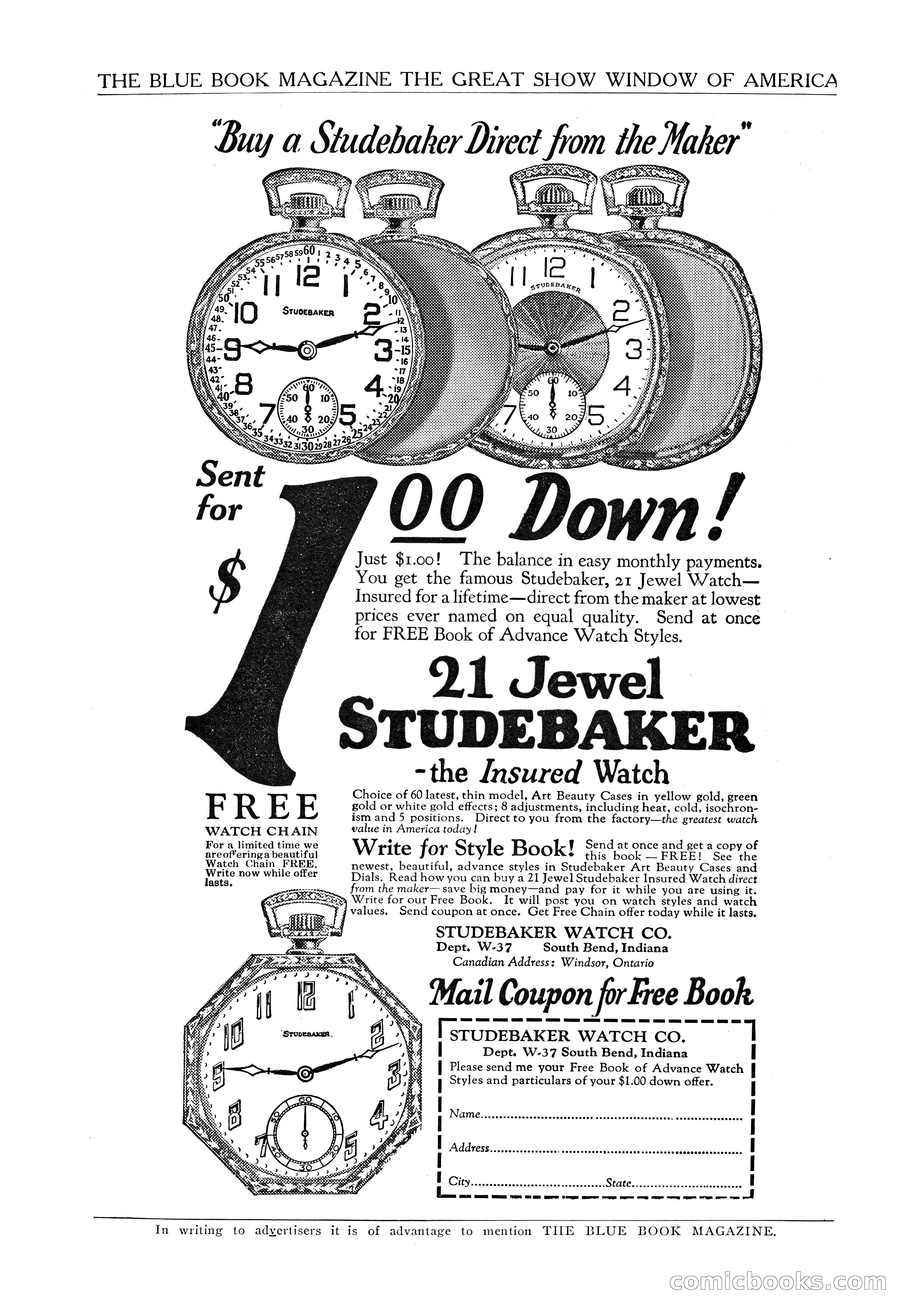 The Illustrated Blue Book Magazine — page 203 of 204