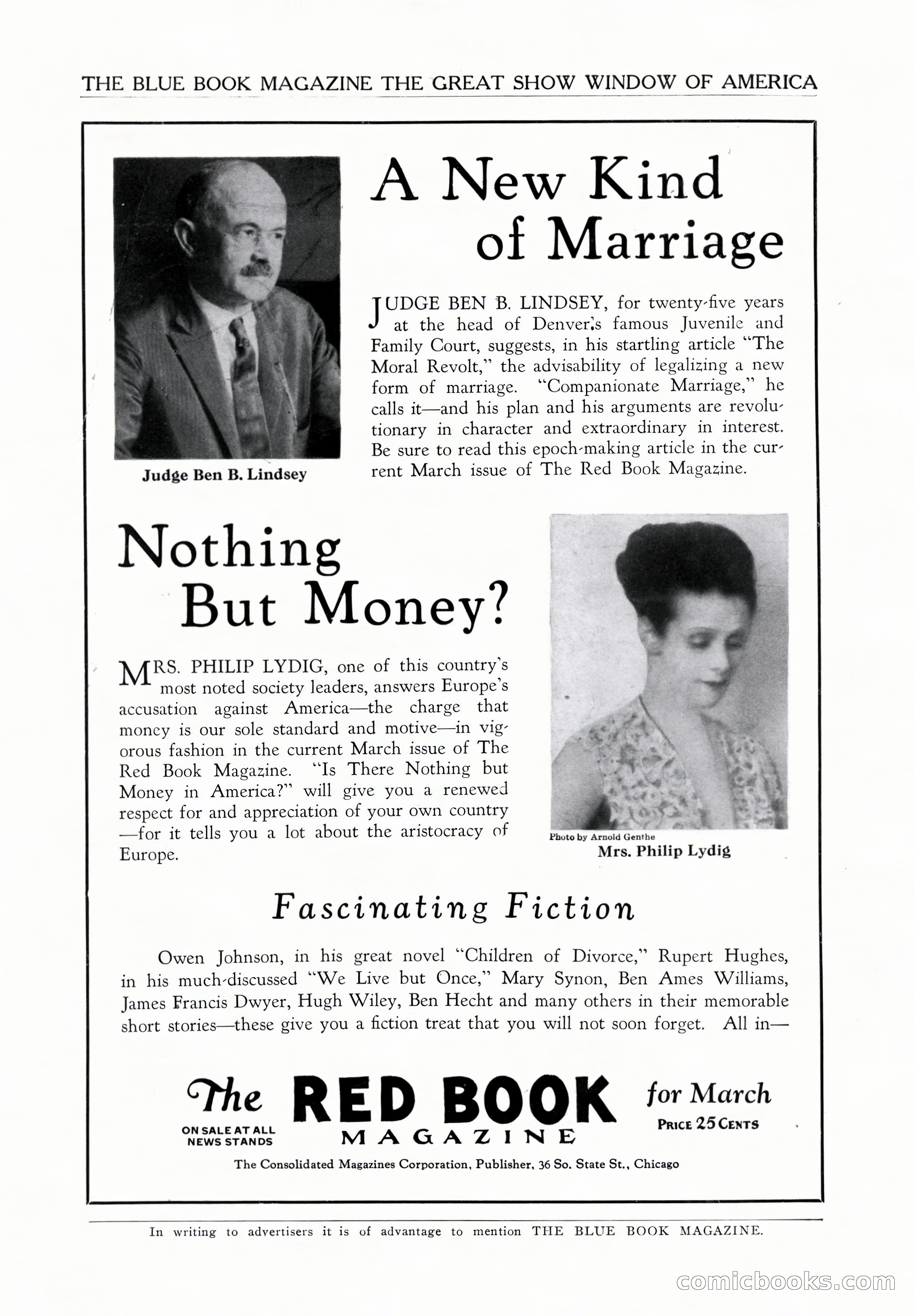 The Illustrated Blue Book Magazine, April 1927 — page 2 of 208