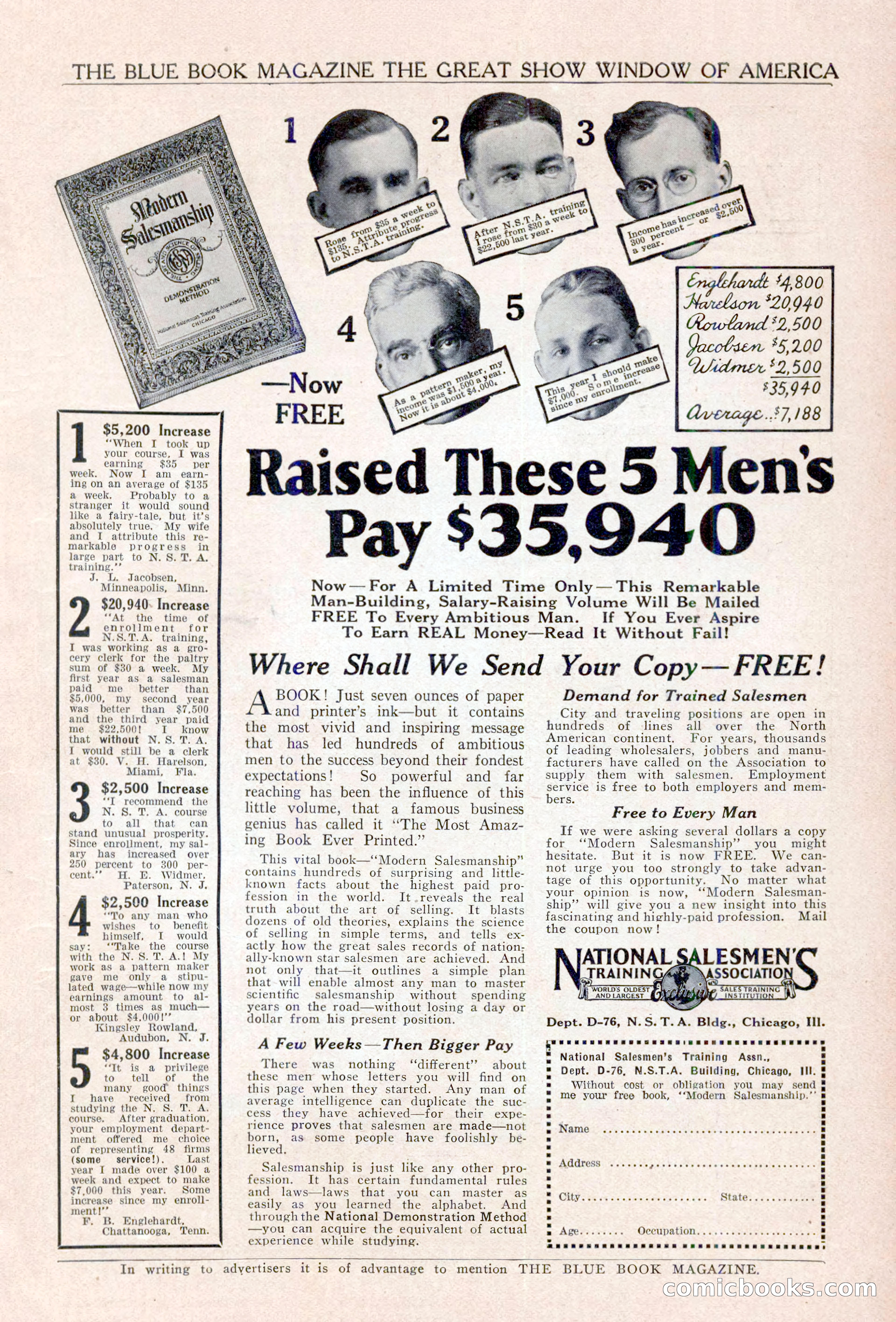 The Illustrated Blue Book Magazine, April 1927 — page 3 of 208