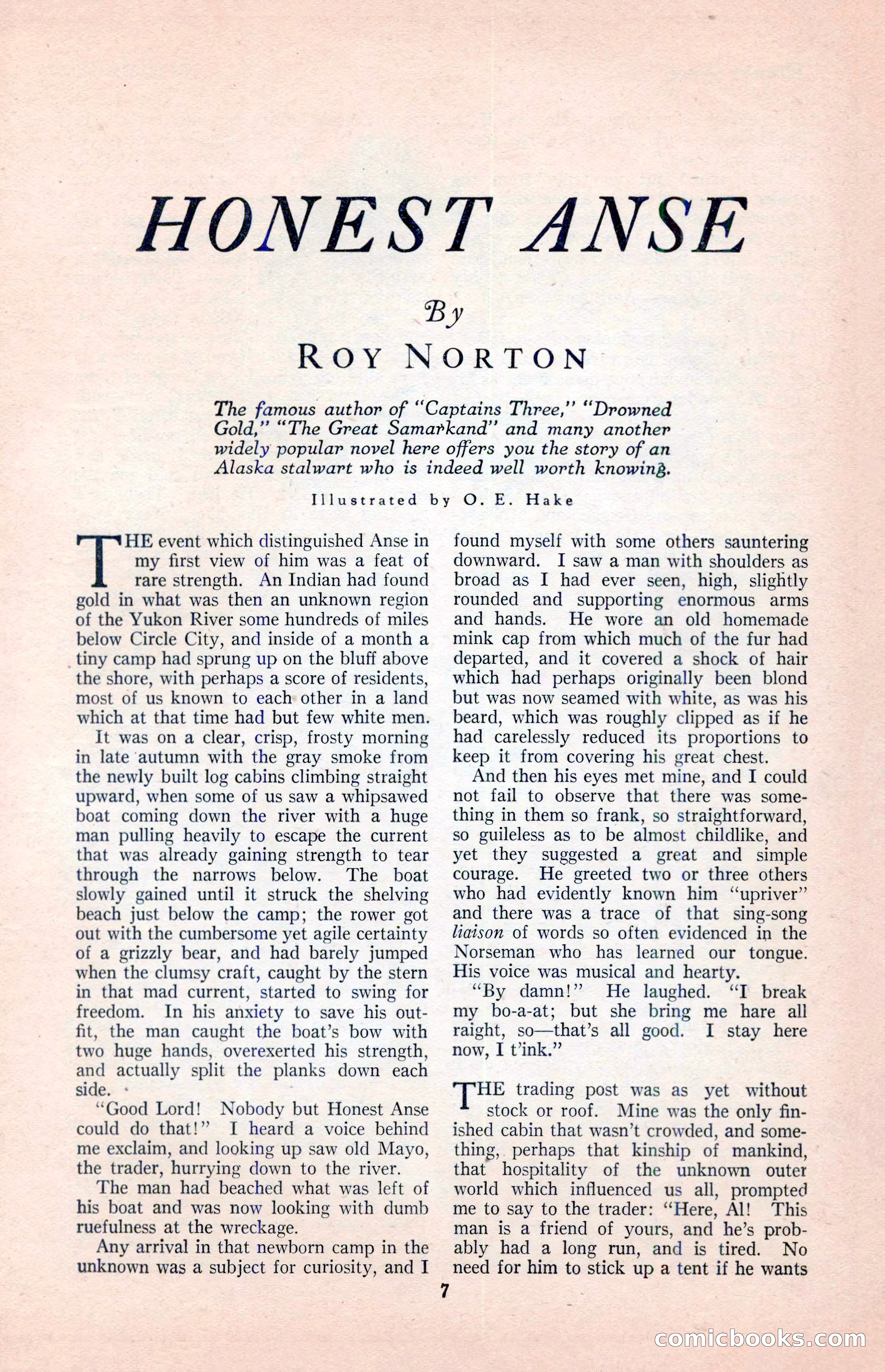 The Illustrated Blue Book Magazine, April 1927 — page 9 of 208