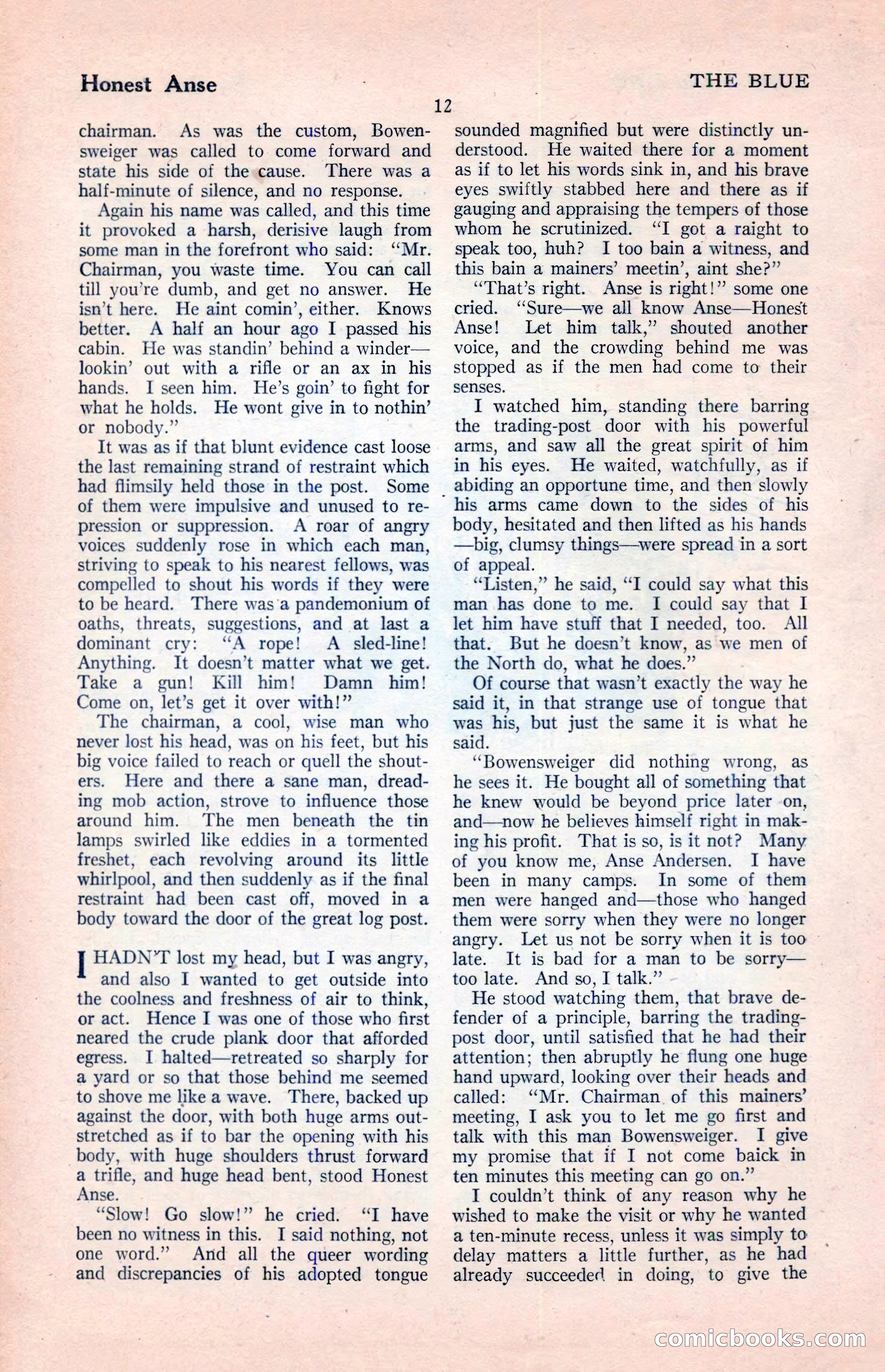 The Illustrated Blue Book Magazine, April 1927 — page 14 of 208