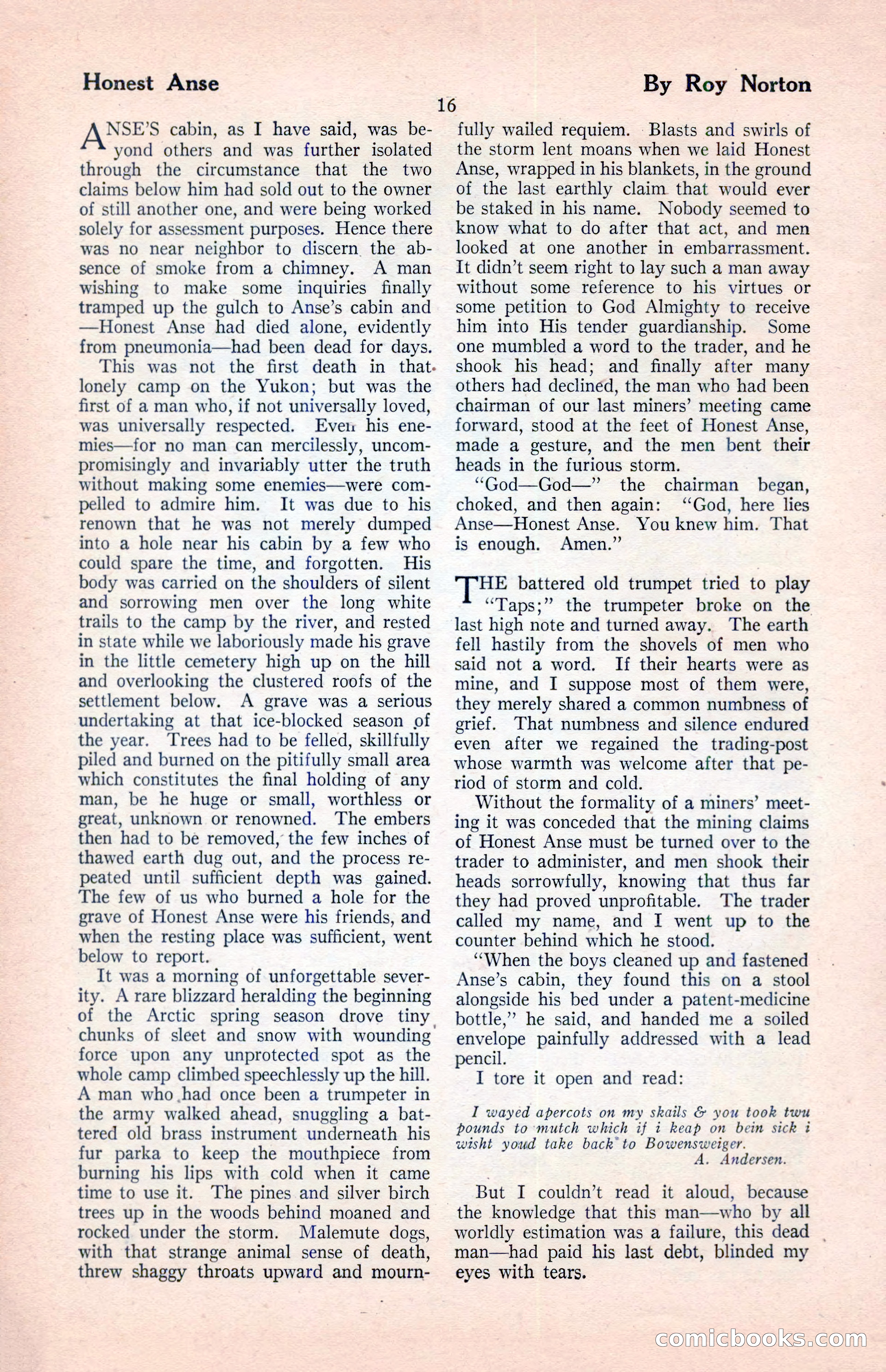 The Illustrated Blue Book Magazine, April 1927 — page 18 of 208