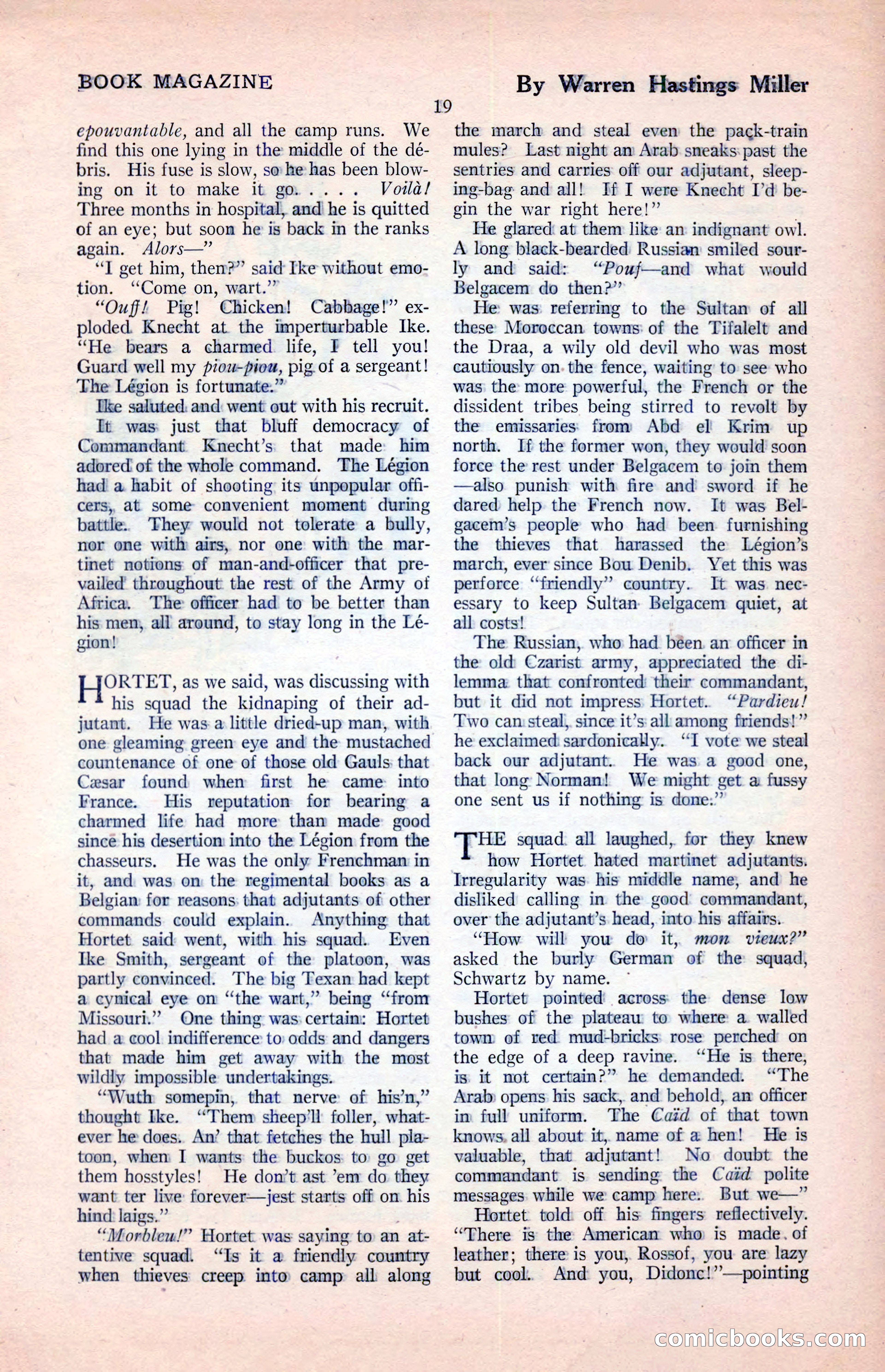 The Illustrated Blue Book Magazine, April 1927 — page 21 of 208