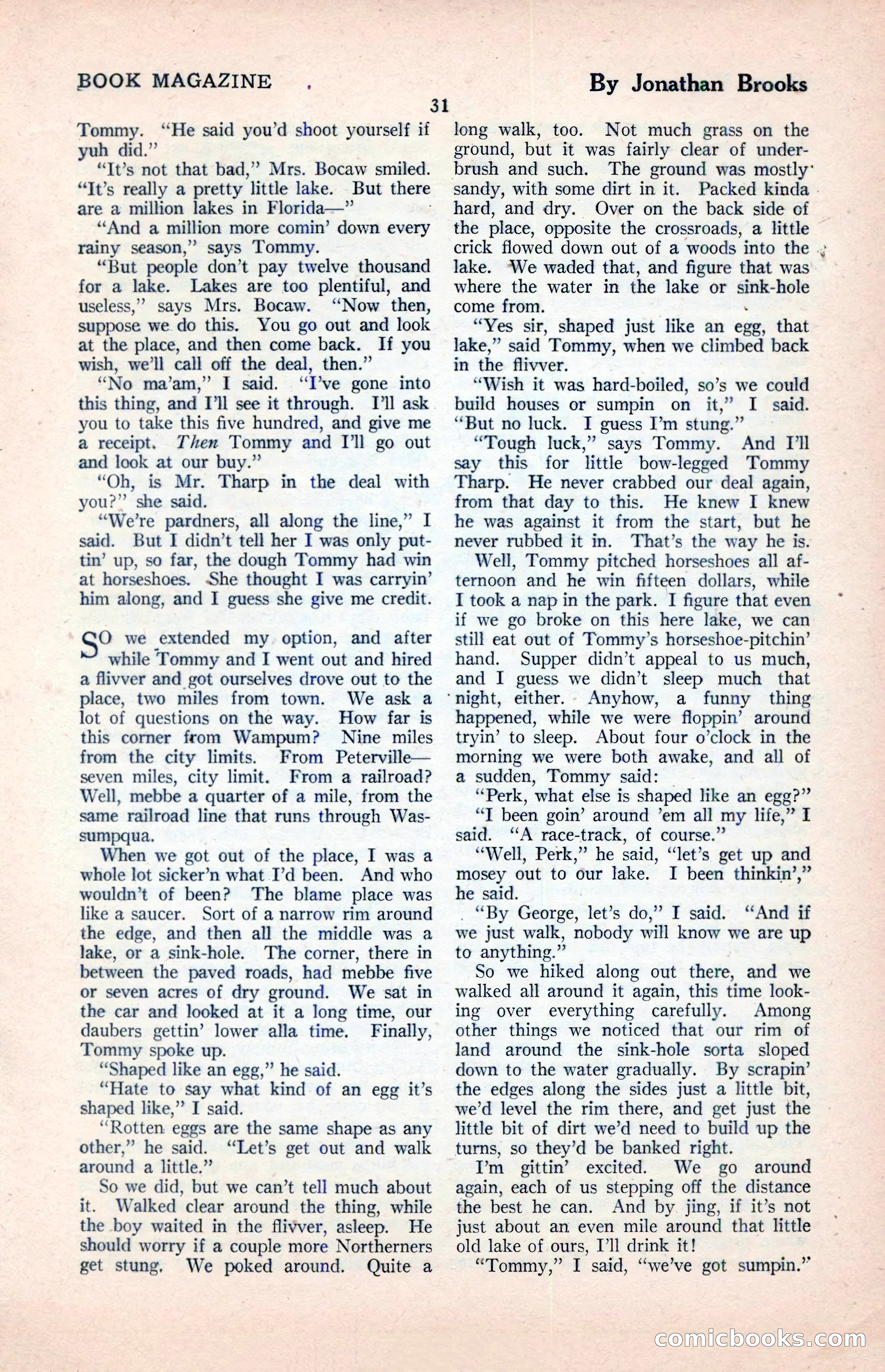 The Illustrated Blue Book Magazine, April 1927 — page 33 of 208