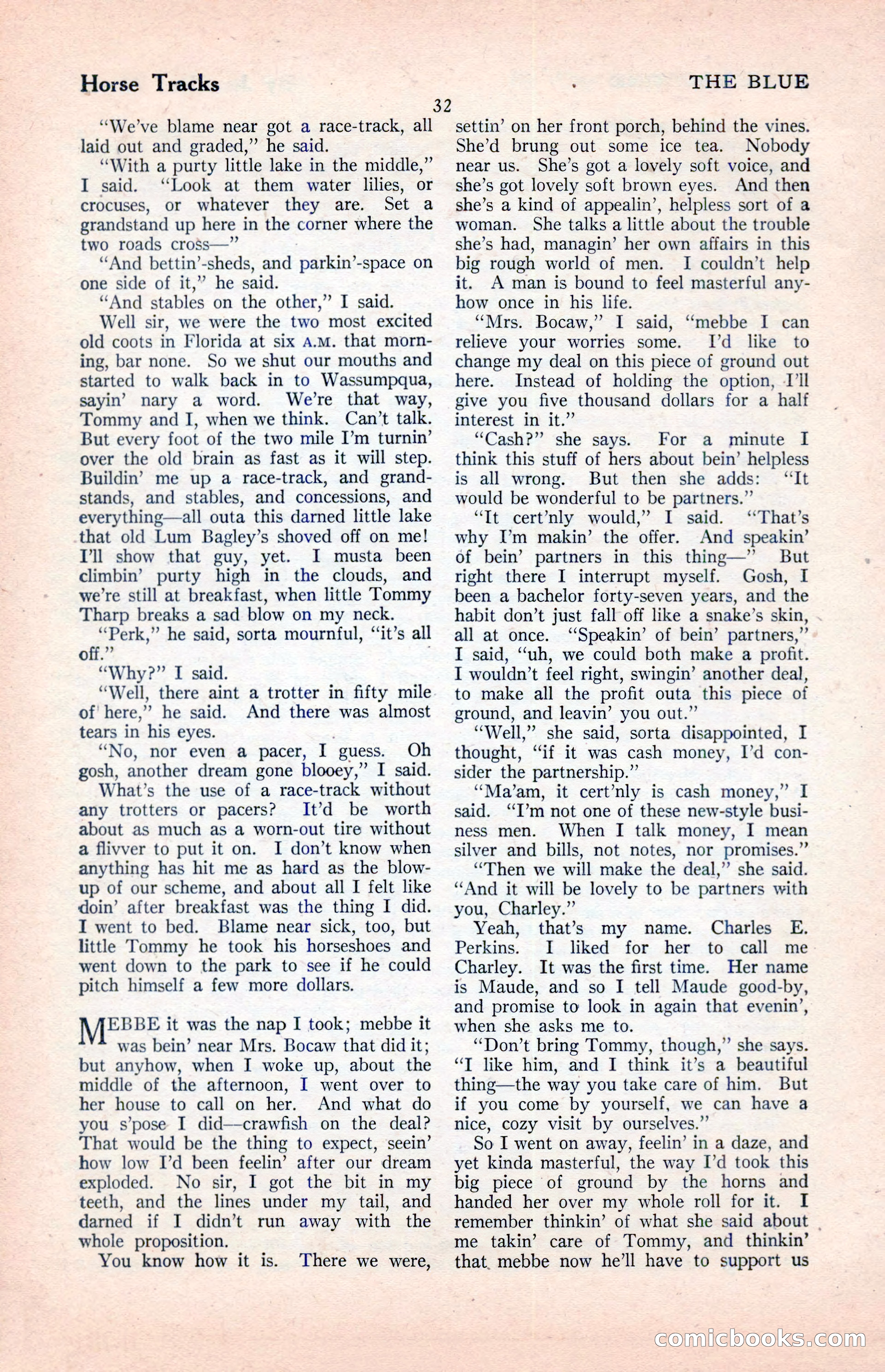 The Illustrated Blue Book Magazine, April 1927 — page 34 of 208